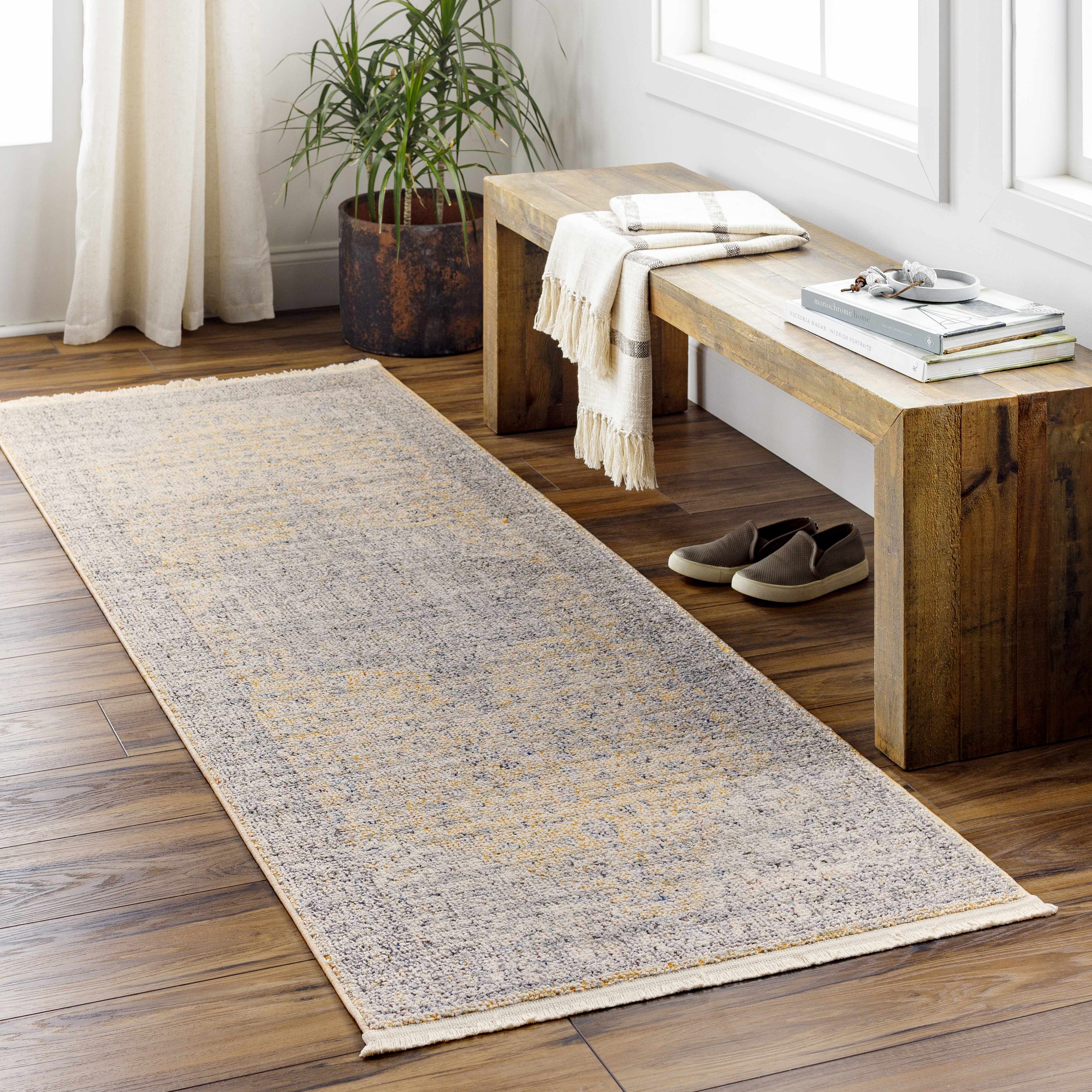 Misa Mustard & Gray Area Rug - Clearance - Image 10
