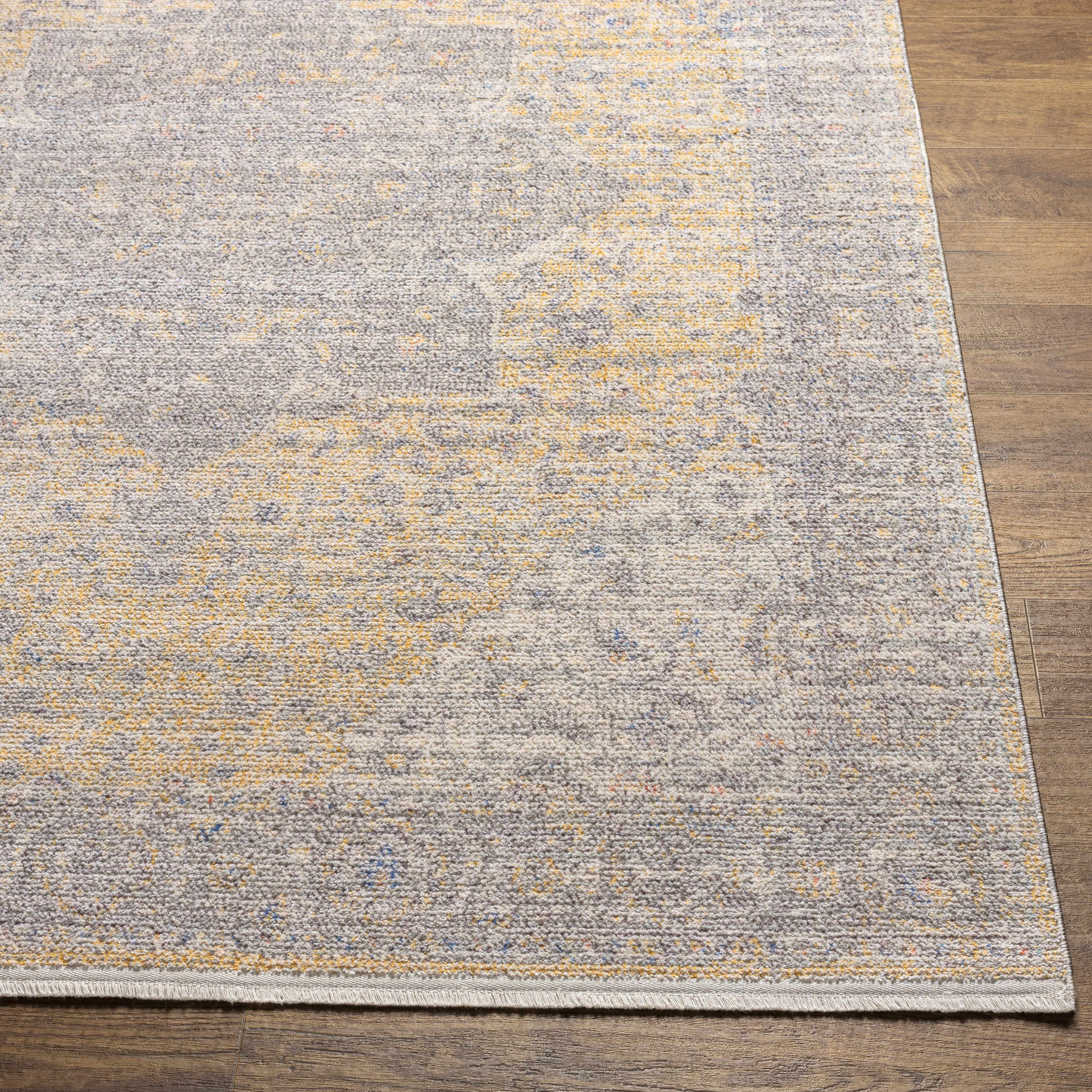 Misa Mustard & Gray Area Rug - Clearance - Image 3