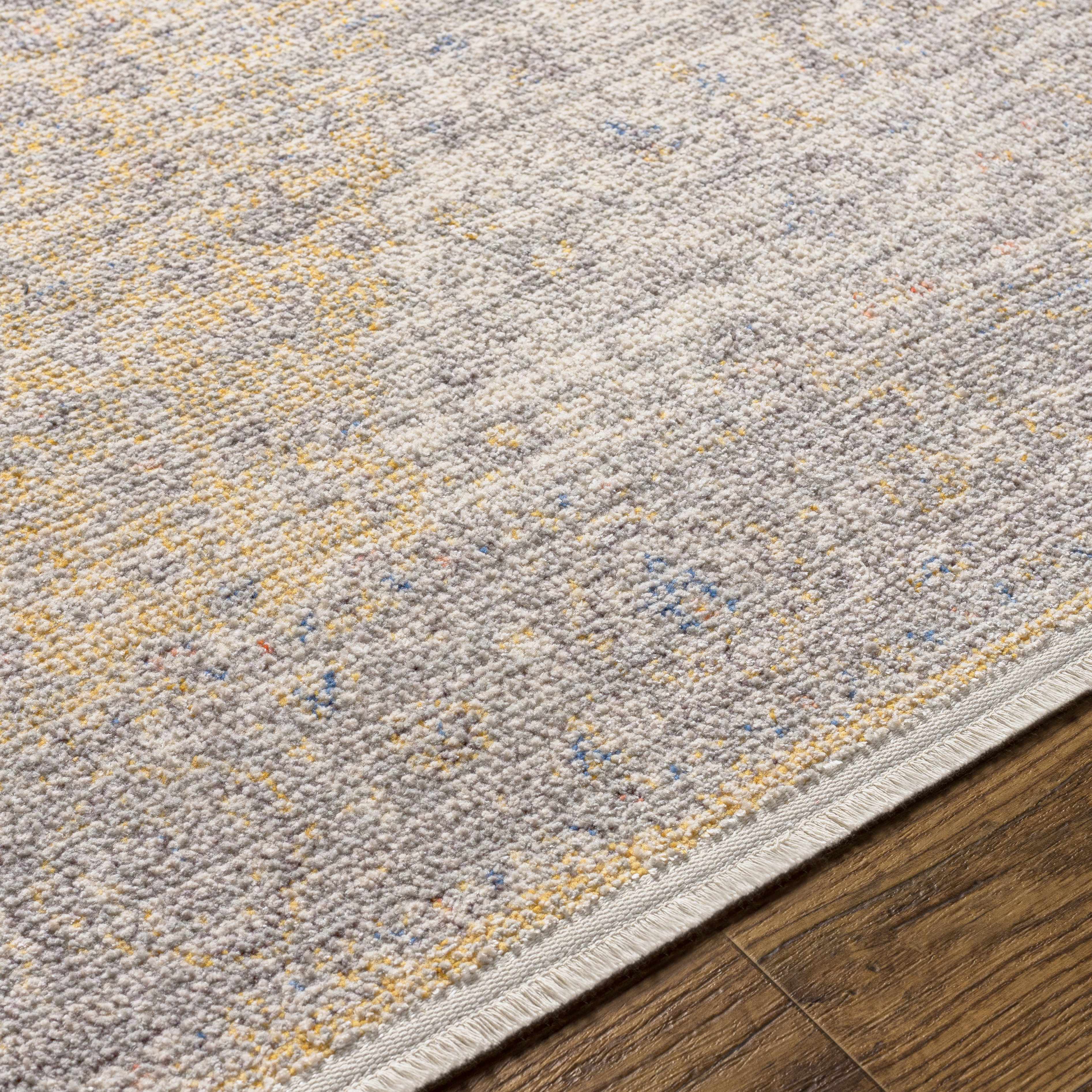 Misa Mustard & Gray Area Rug - Clearance - Image 7