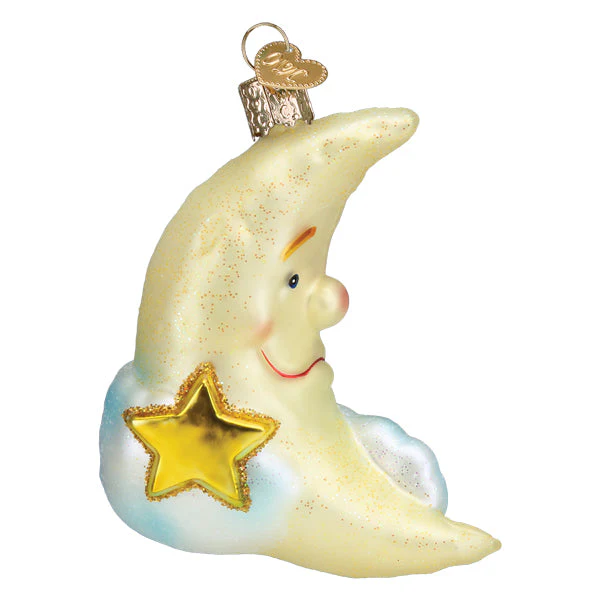 Mister Moon Ornament by Old World Christmas 4 x 2 x 3 Inches - Image 3