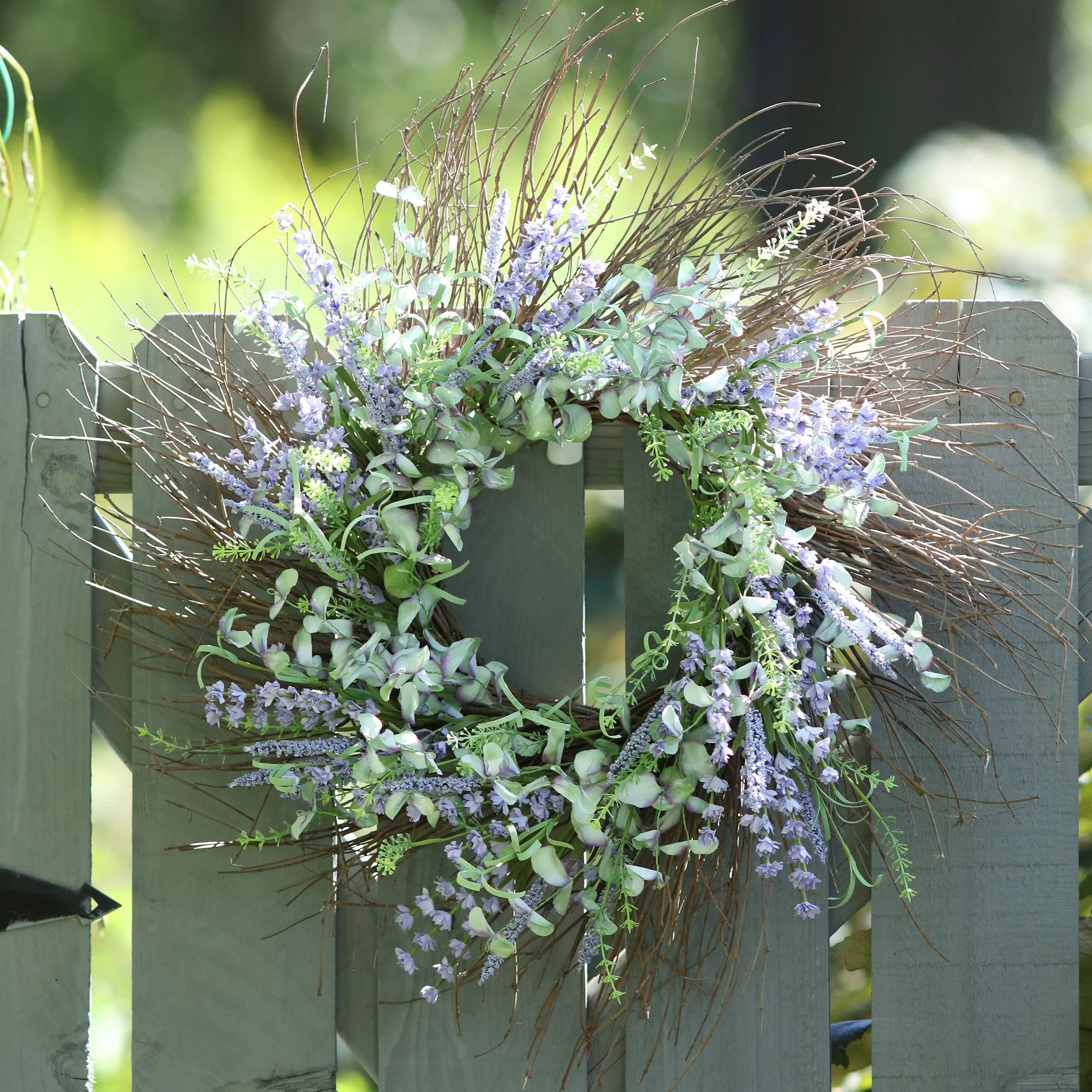 Mixed Floral Wreath 30.5"D - Image 2