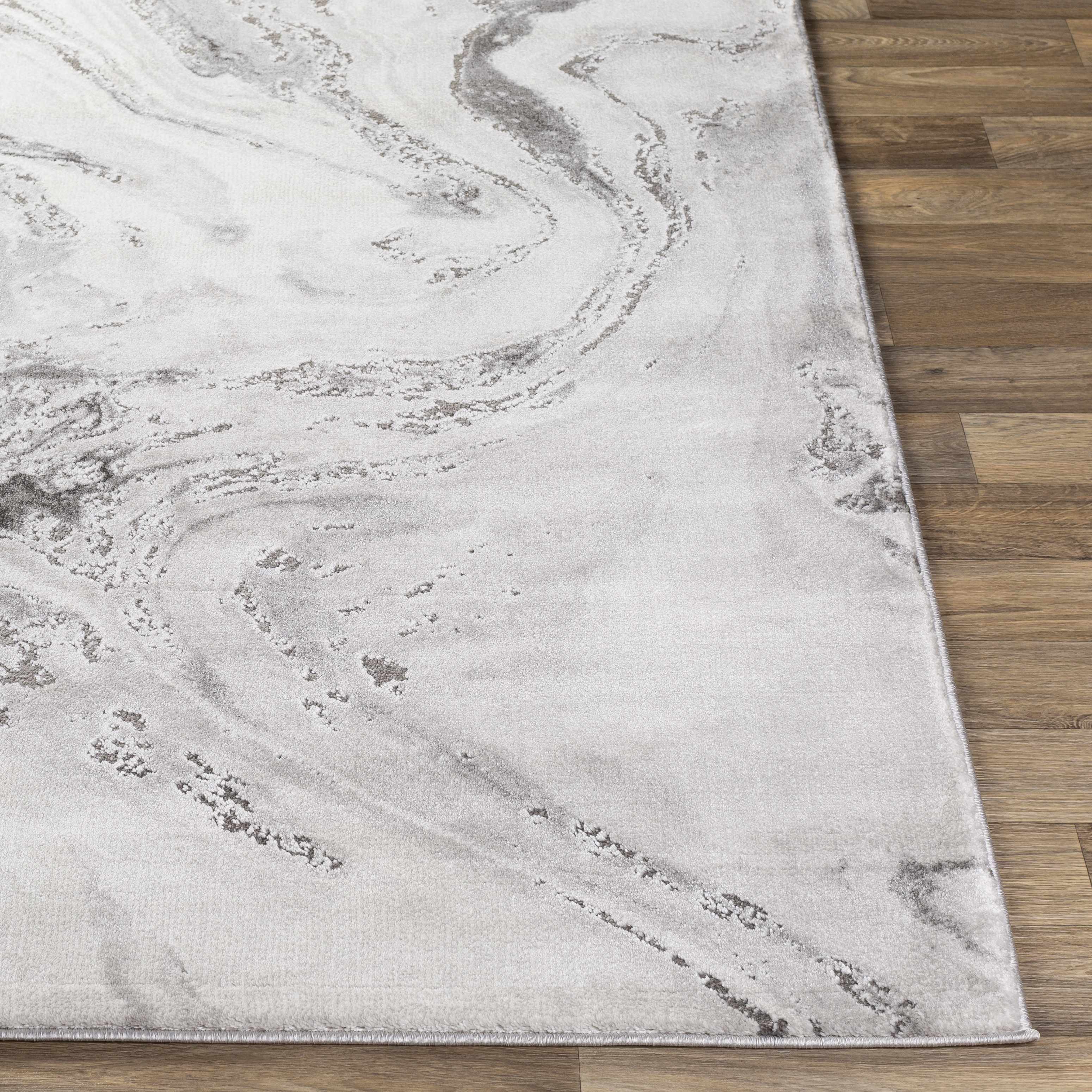 Moana Charcoal Marble Rug - Image 4