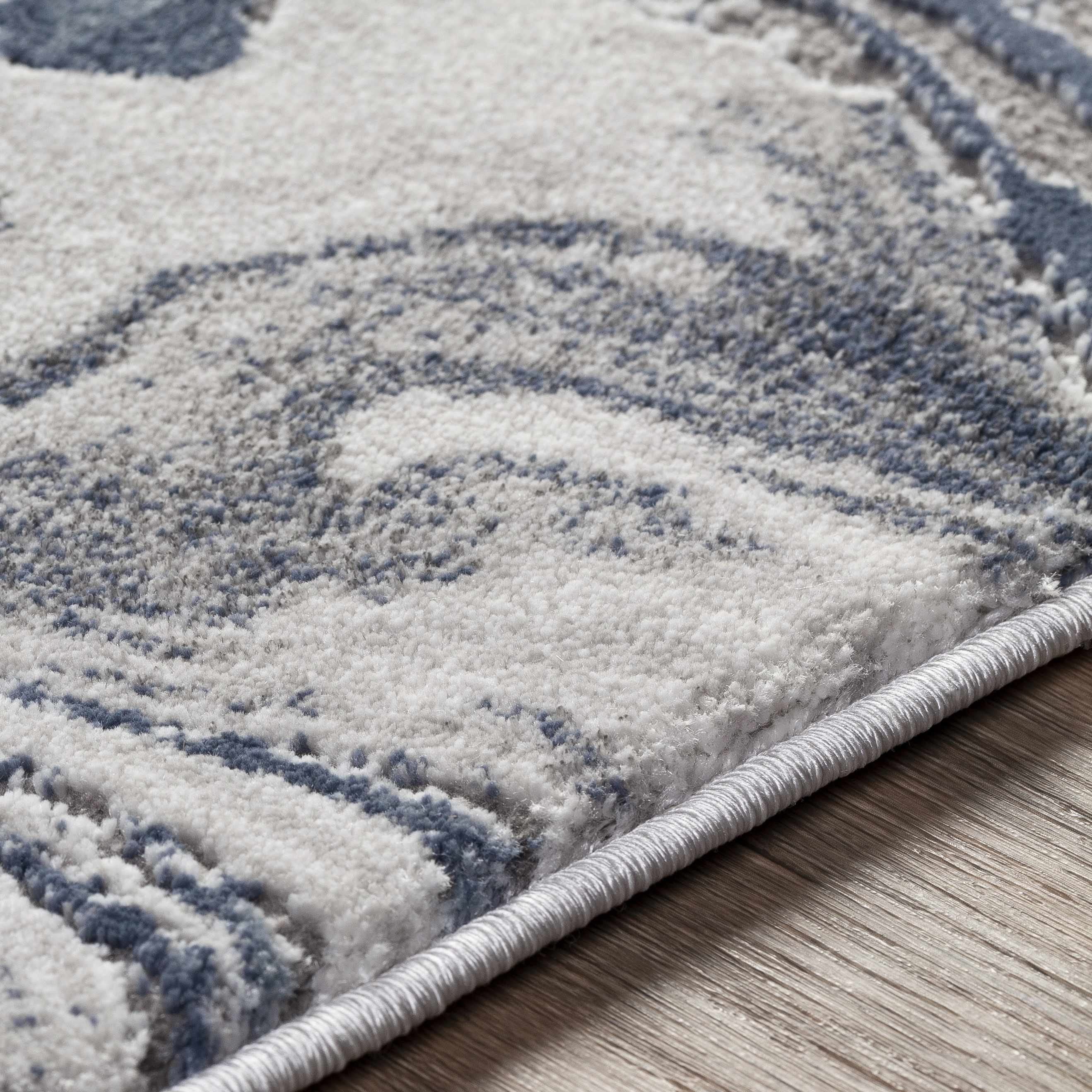 Moana Denim Blue Marble Area Rug - Image 6