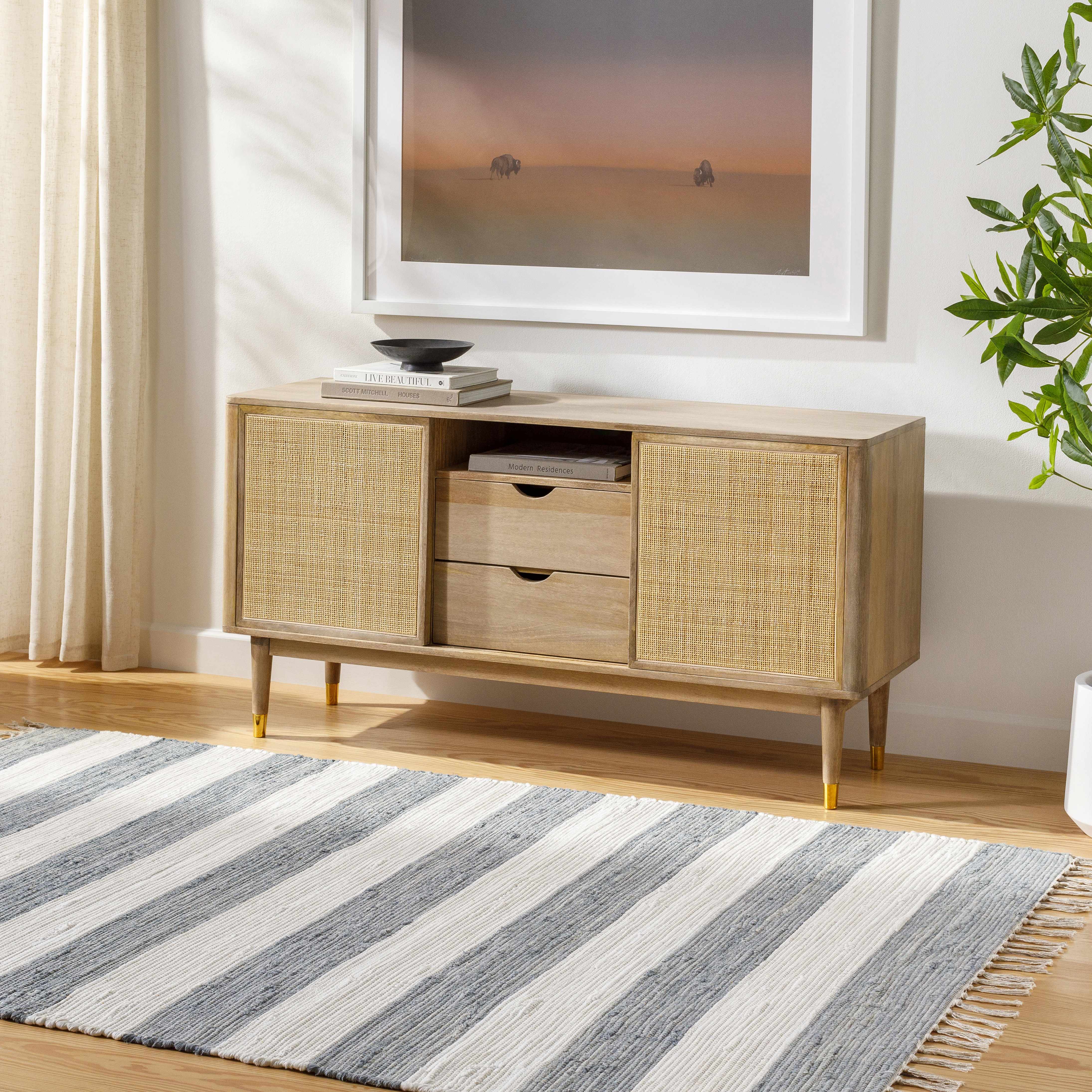 Moby Gray Blue Area Rug - Clearance - Image 2