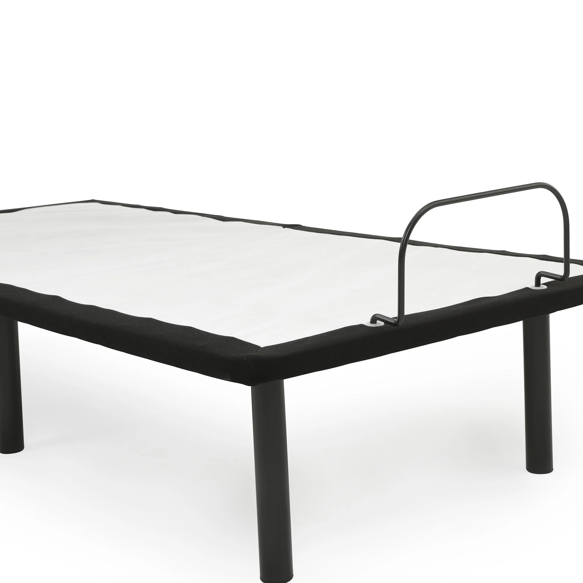 Model H Adjustable Base Full Size Metal Bed Frame Grey - Image 5
