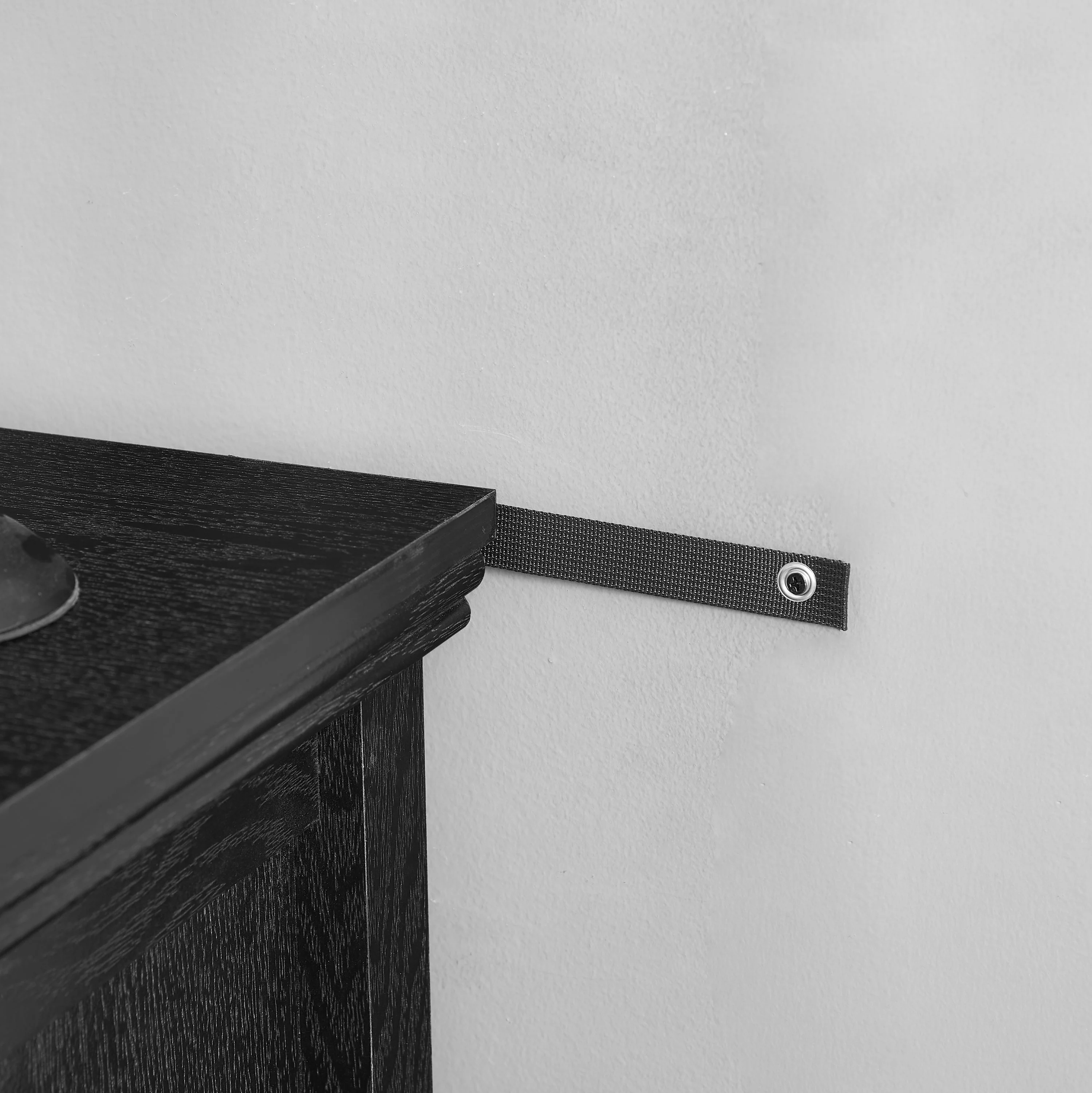 Modern 5-Drawer Black Dresser for Living Room Storage - Image 11