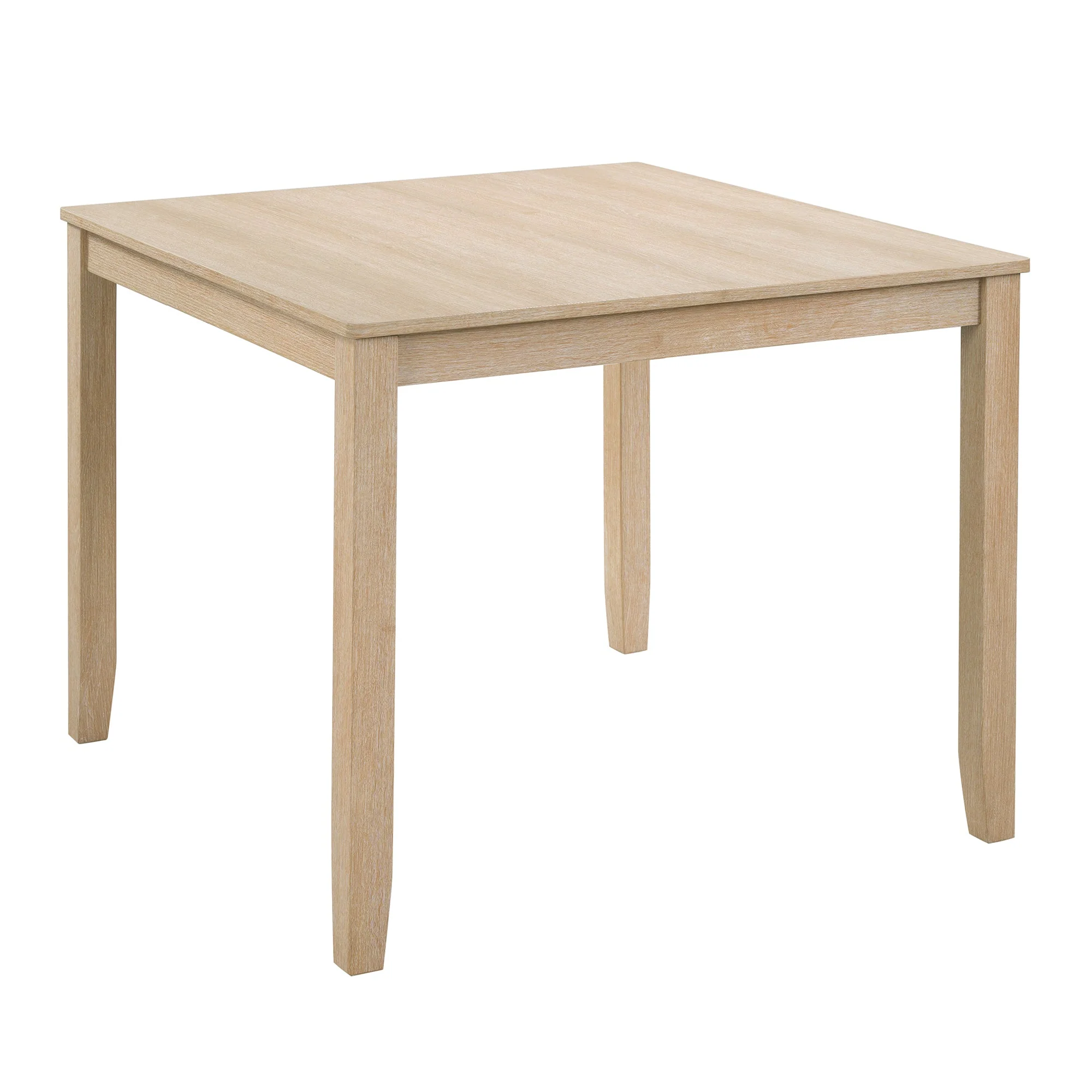 Modern 5-Piece Wooden Dining Table Set for 4 People in Light Oak - Image 12
