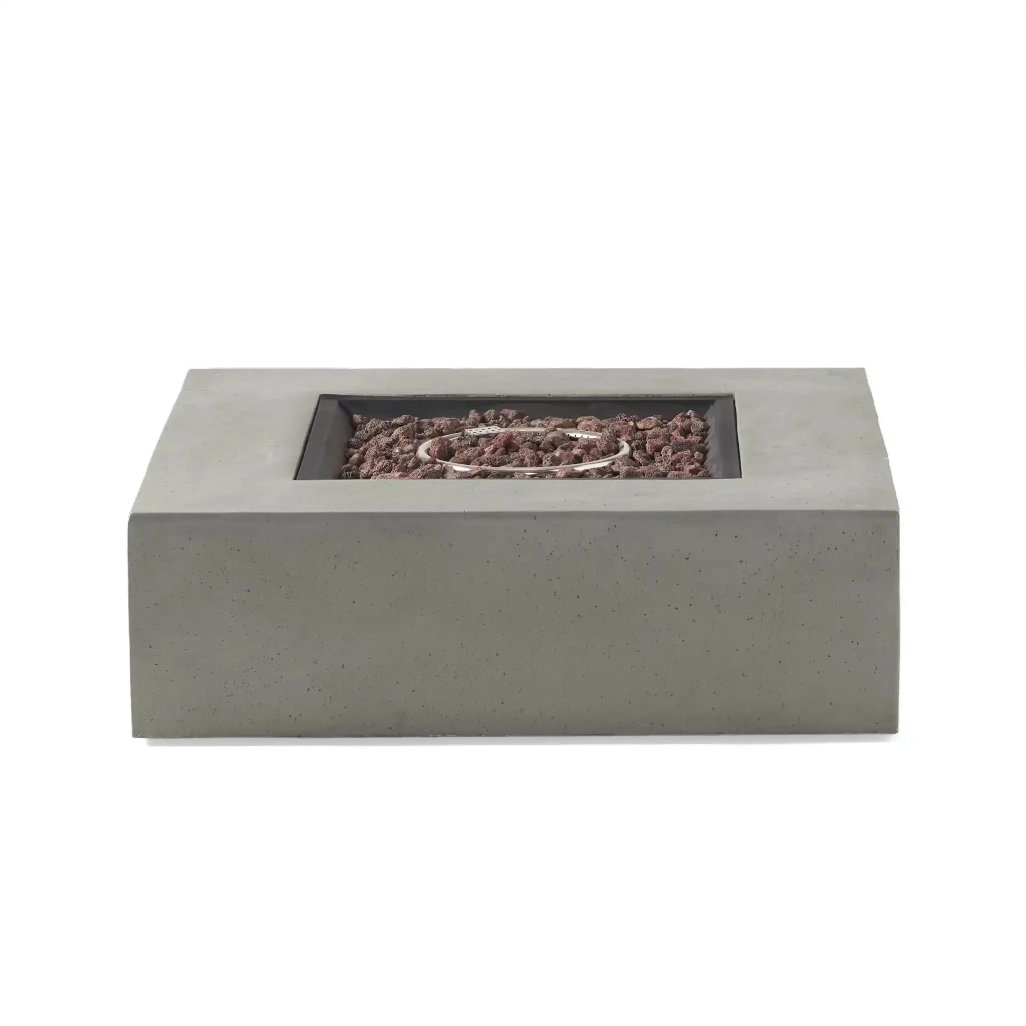 Modern 50,000 BTU Square Fire Table with Propane Tank - Image 2