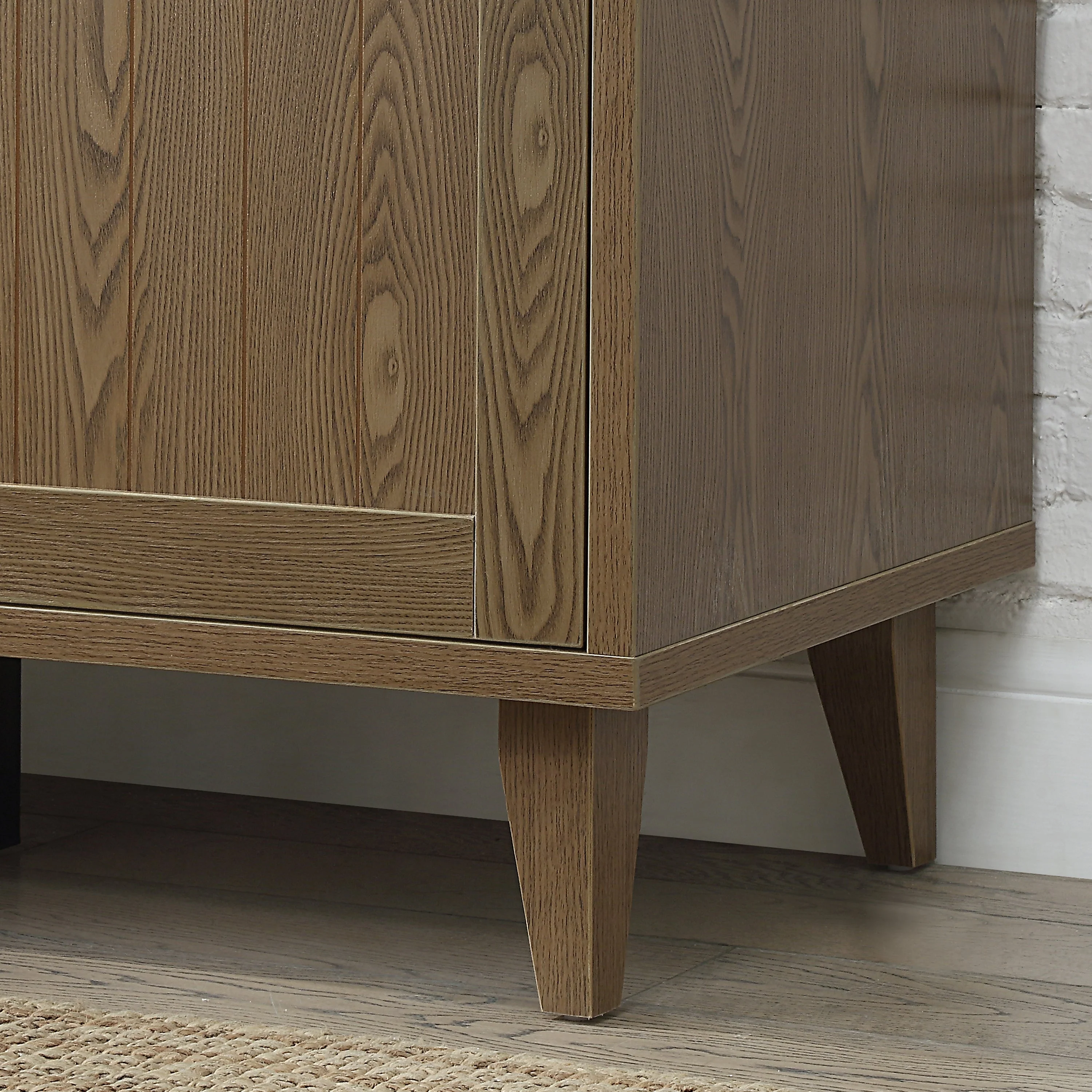Modern 60 Inch TV Stand in Classic Walnut Finish - Image 4