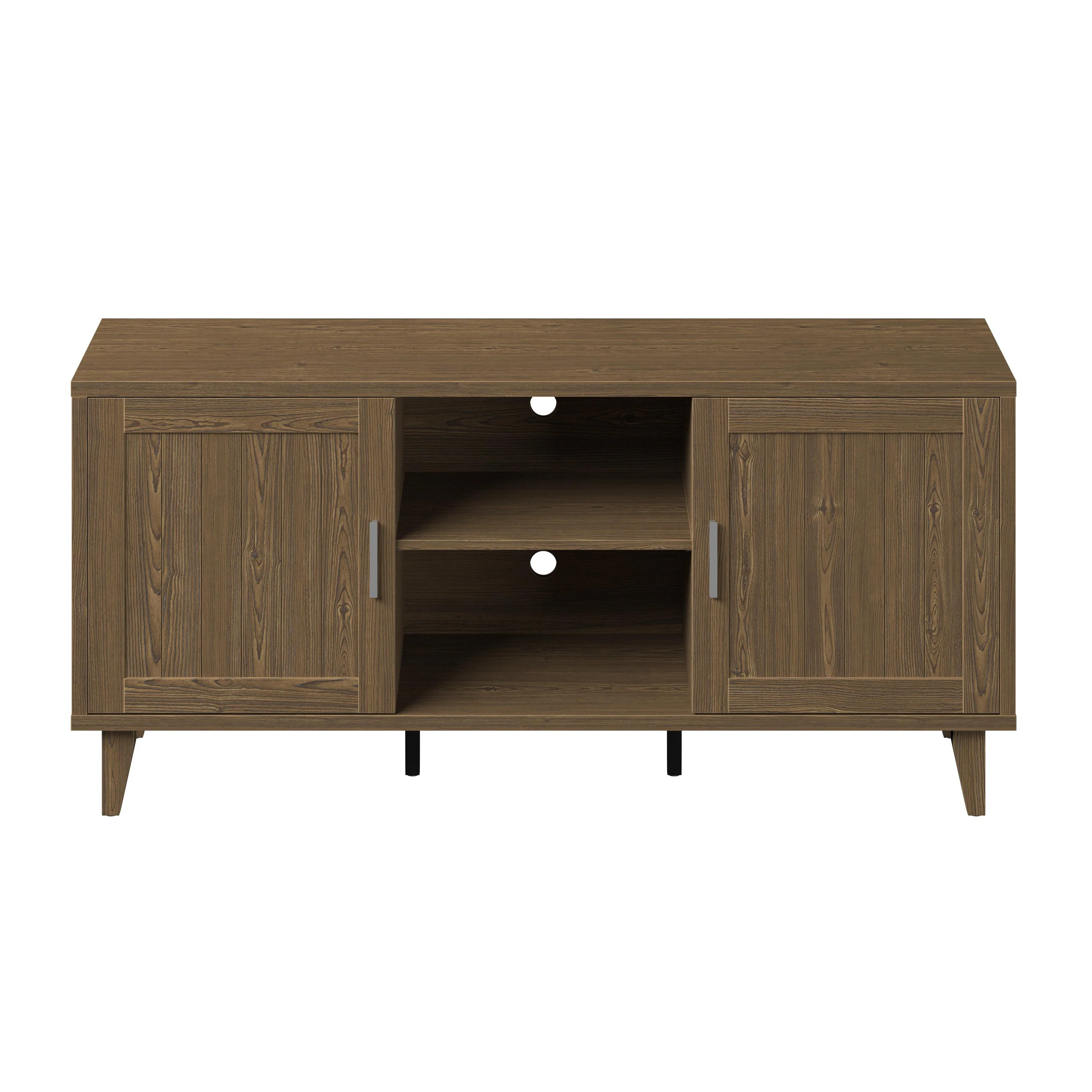 Modern 60 Inch TV Stand in Classic Walnut Finish - Image 5