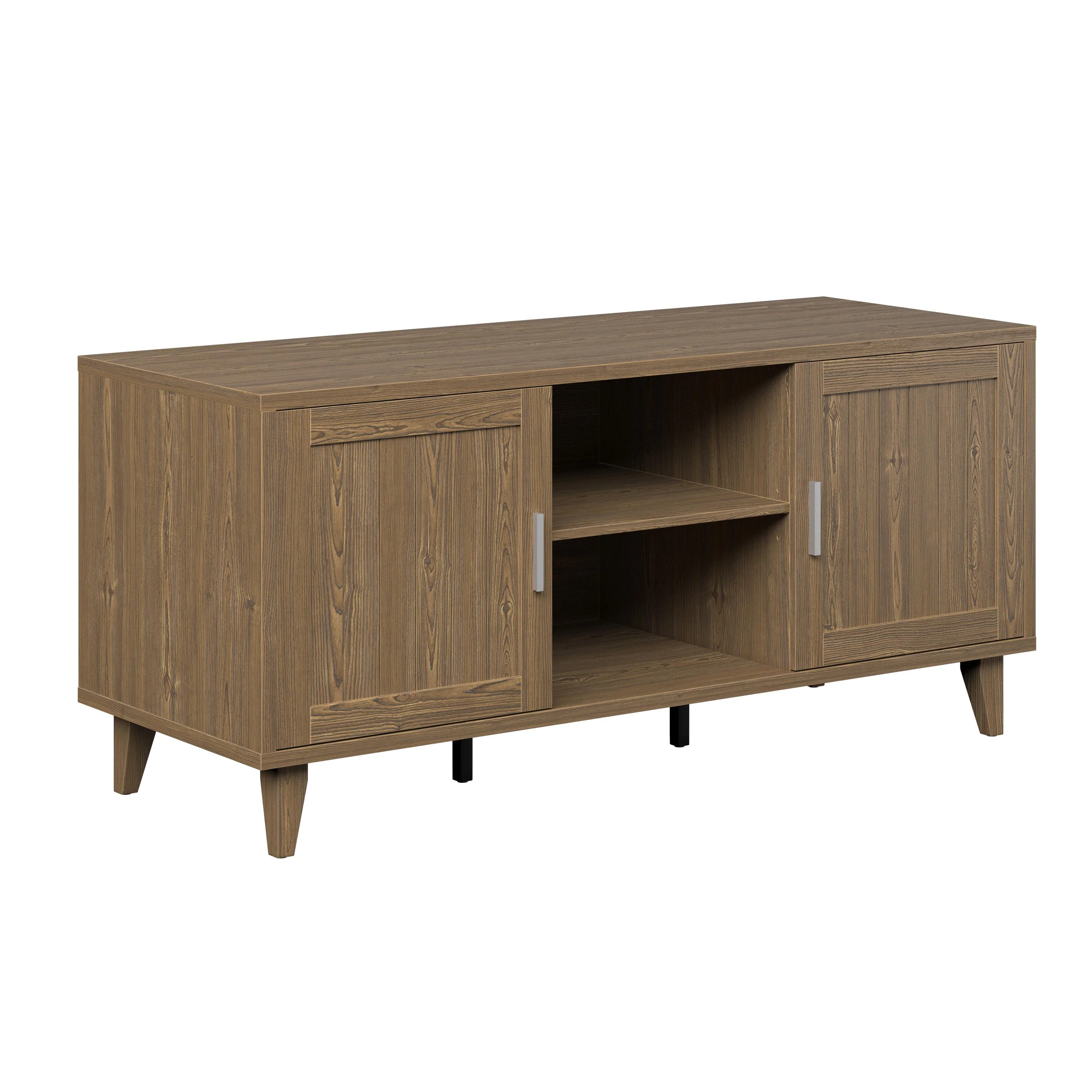 Modern 60 Inch TV Stand in Classic Walnut Finish - Image 6