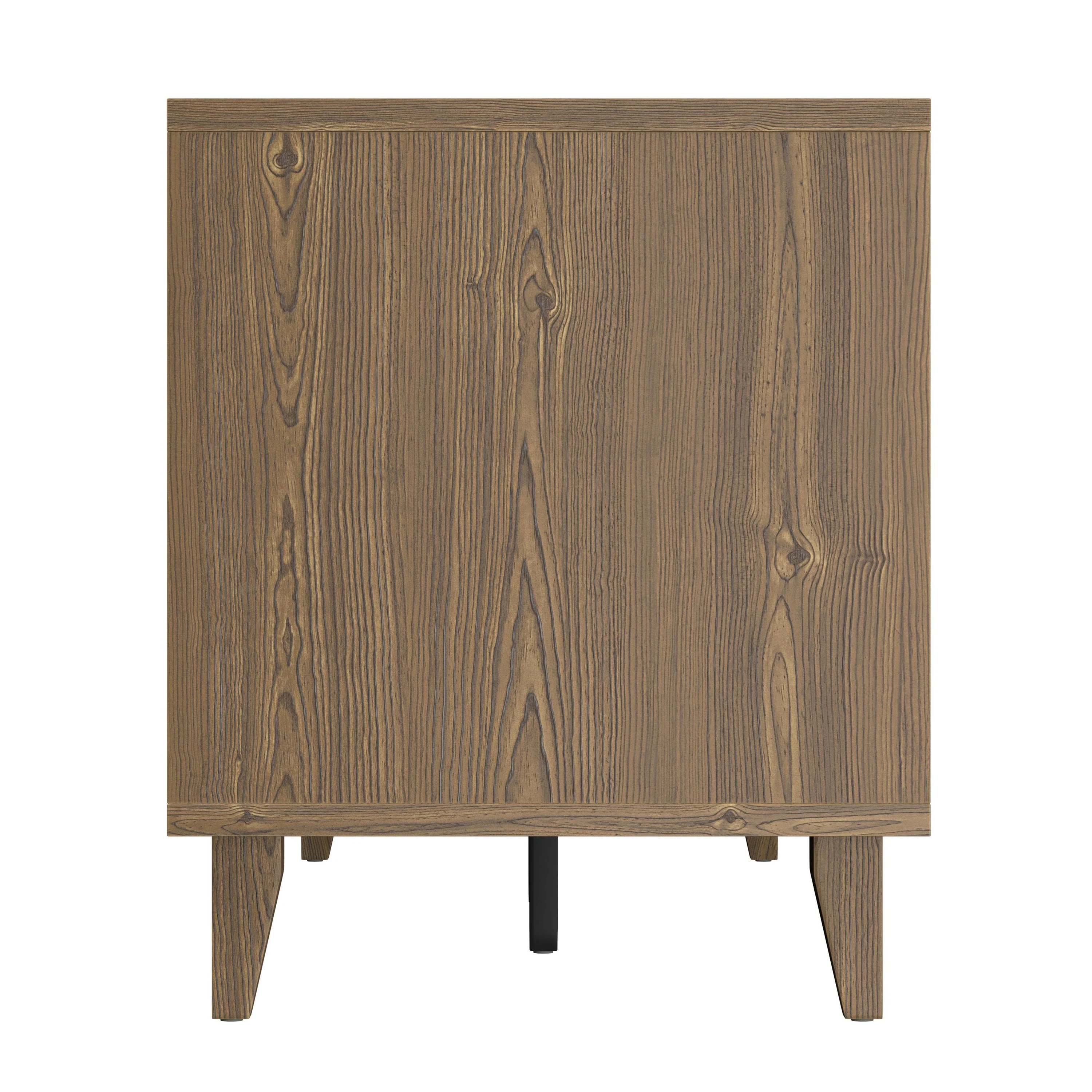 Modern 60 Inch TV Stand in Classic Walnut Finish - Image 7