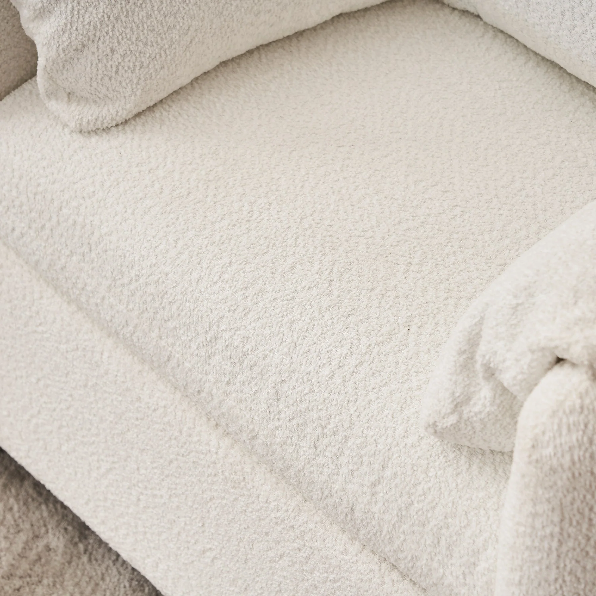 Modern Accent Chair Single Seater Ivory White - Image 11