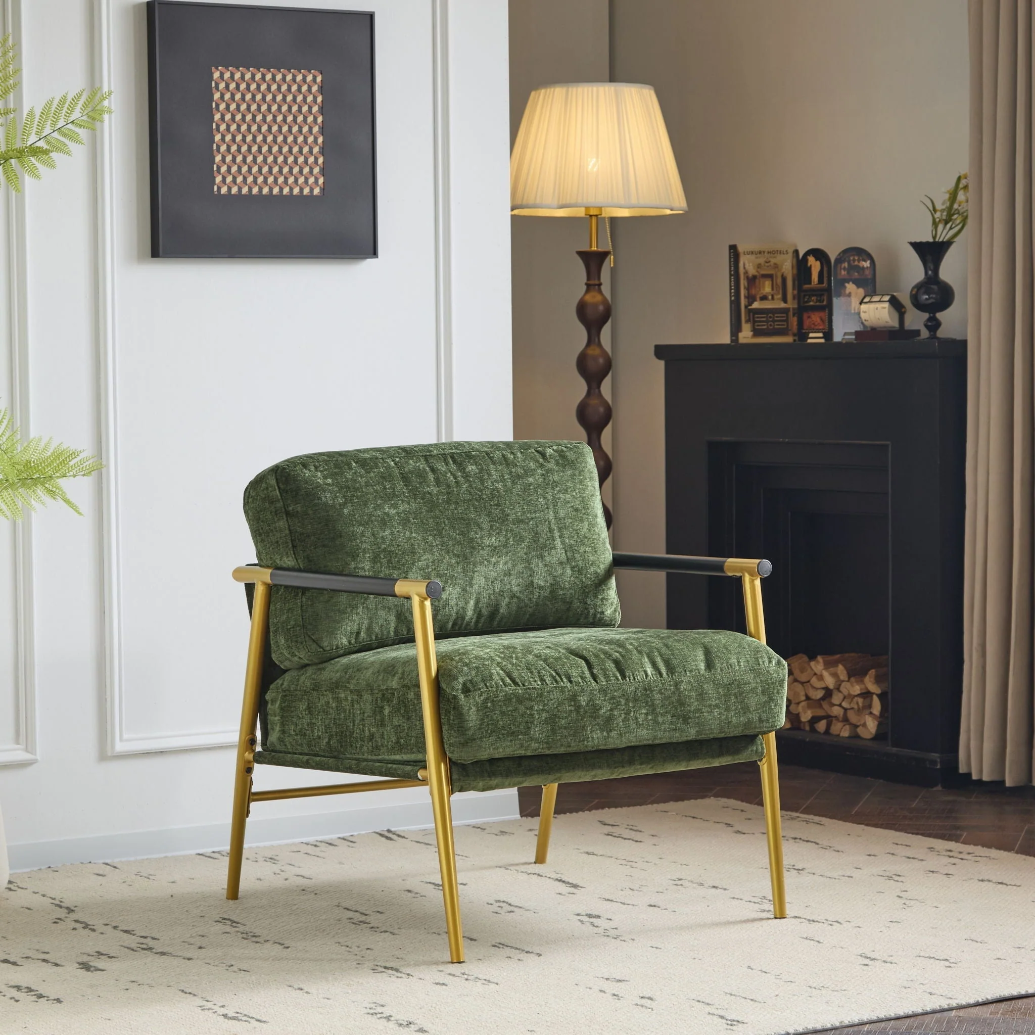 Modern Accent Chair With Cushions, Cozy Seating - Image 19