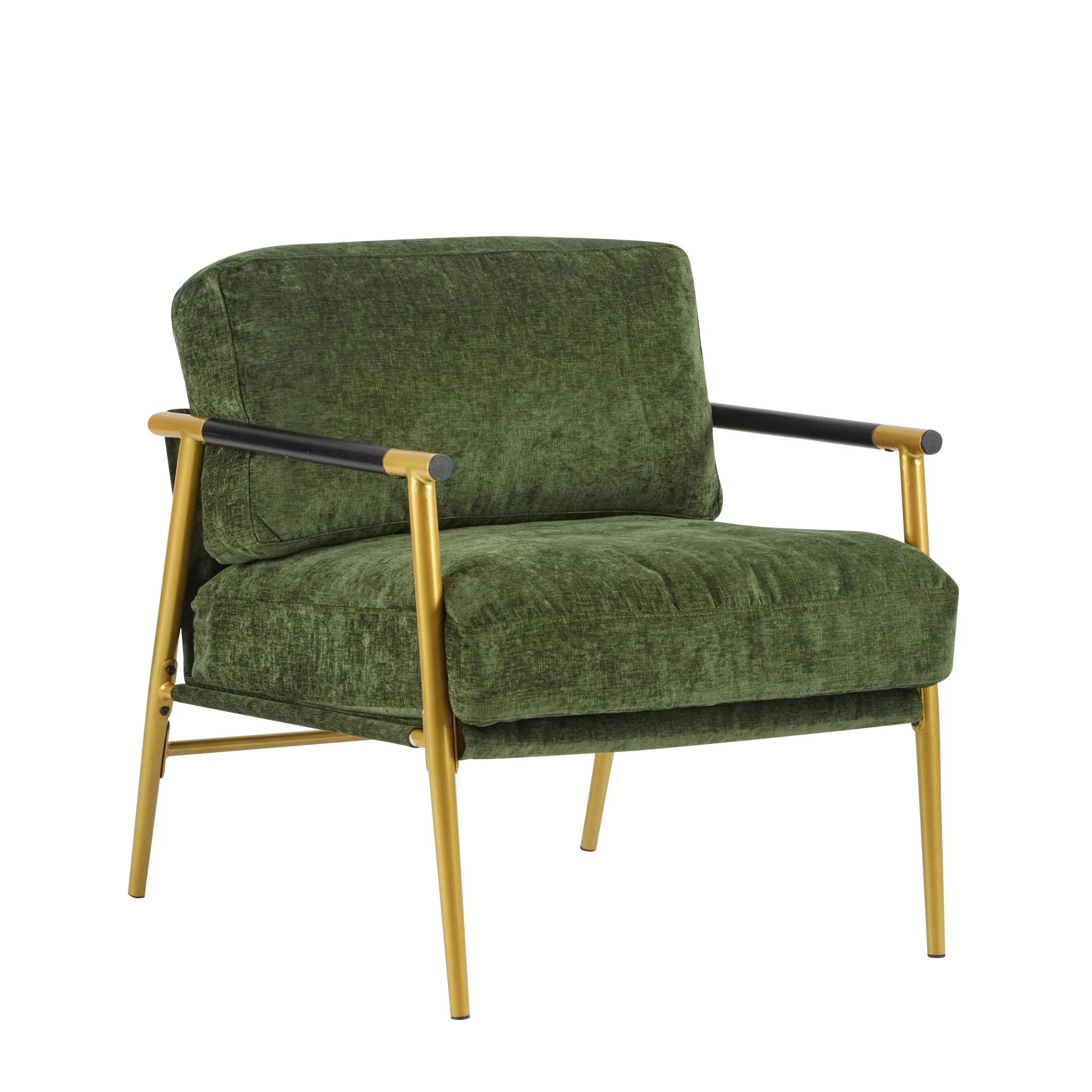 Modern Accent Chair With Cushions, Cozy Seating - Image 4