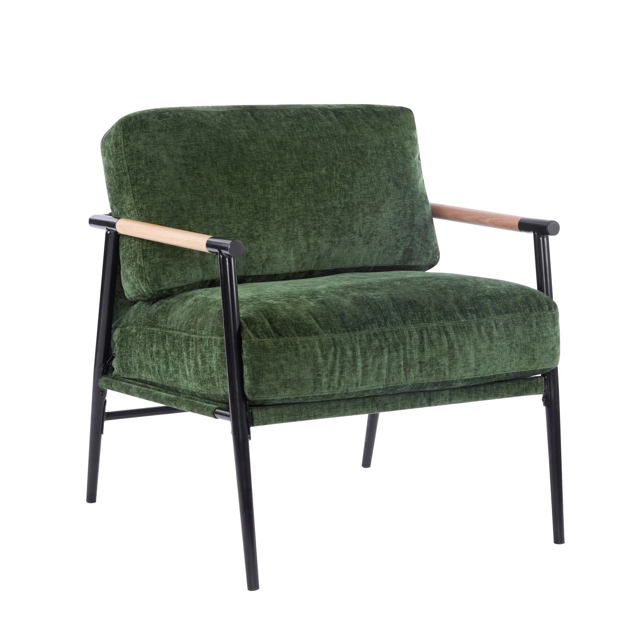 Modern Accent Chair With Cushions, Cozy Seating - Image 5