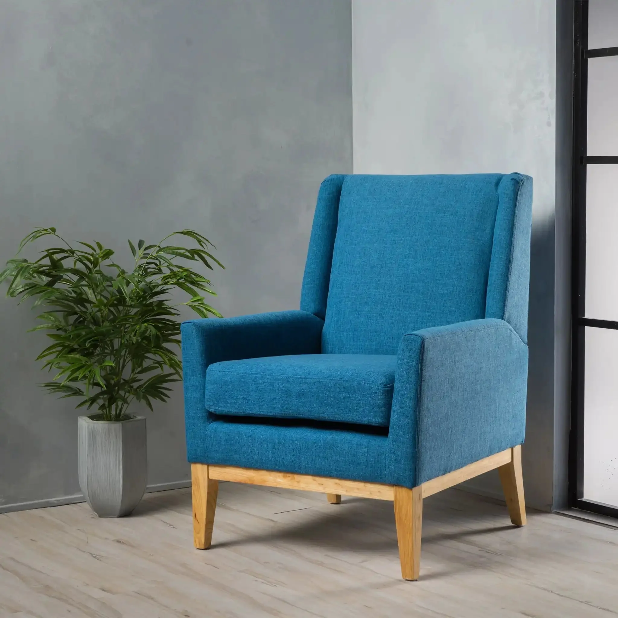 Modern Accent Chair With Padded Cushion Seat - Image 5