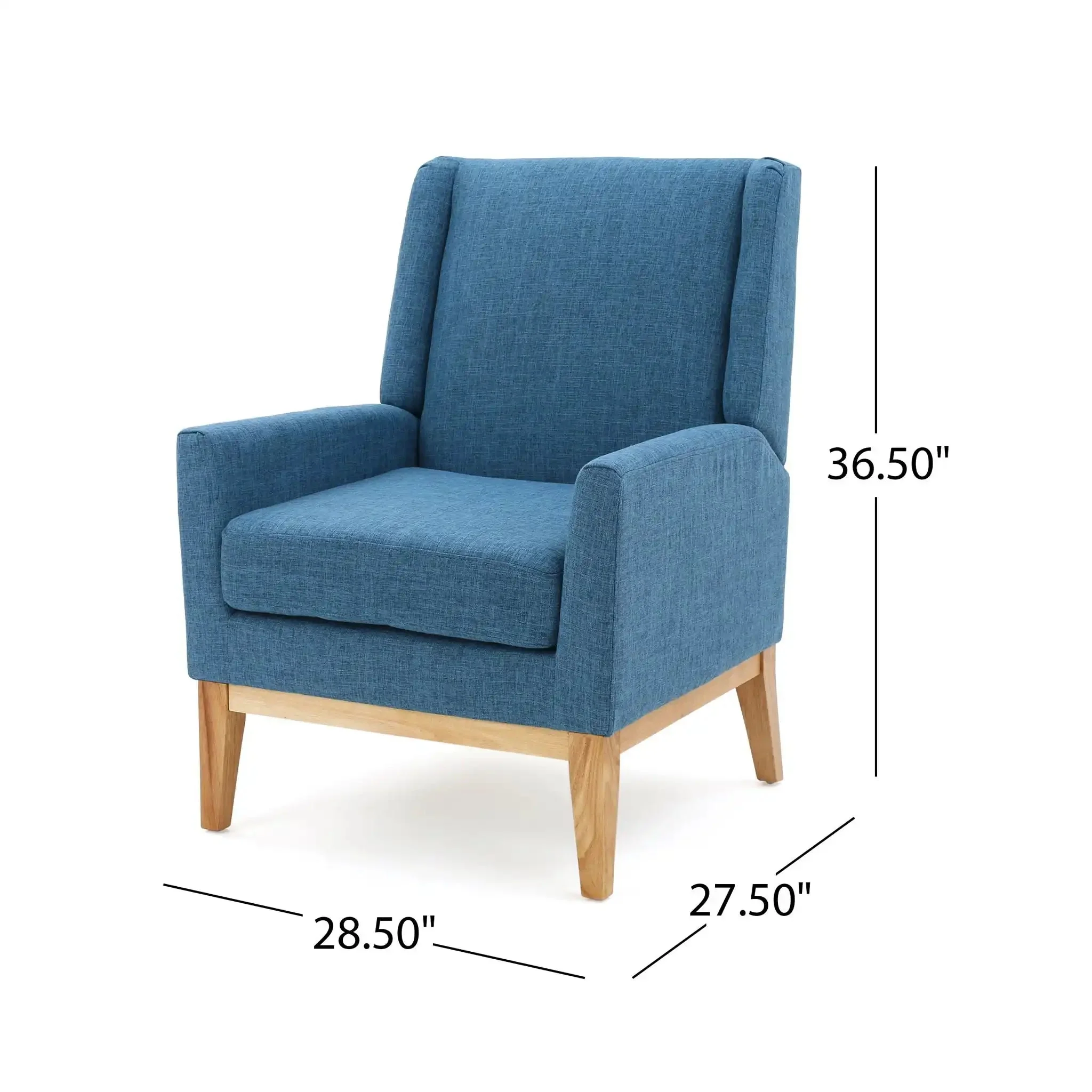Modern Accent Chair With Padded Cushion Seat - Image 7