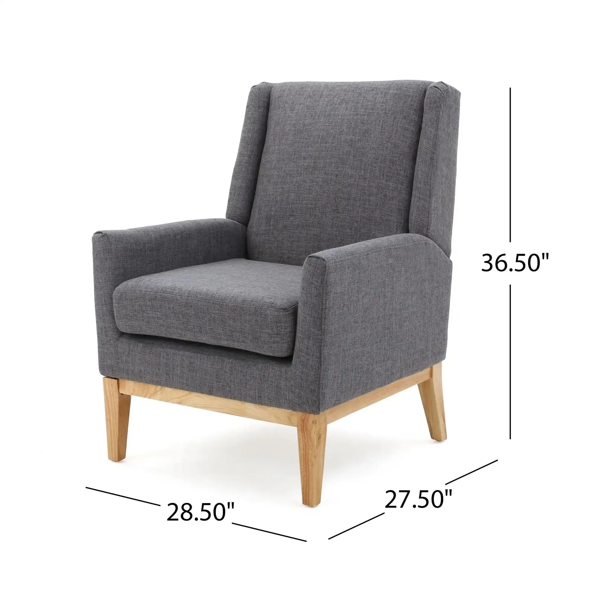 Modern Accent Chair With Padded Cushion Seat - Image 8