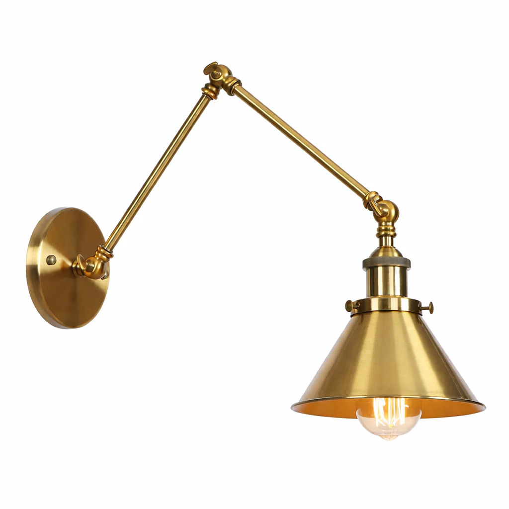 Modern Adjustable Wall Sconce Long Arm Reading Light Bedroom Living Room - Image 12