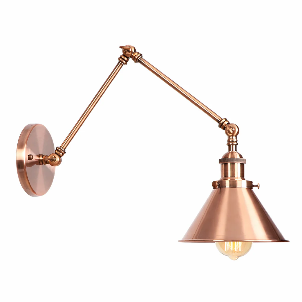 Modern Adjustable Wall Sconce Long Arm Reading Light Bedroom Living Room - Image 14