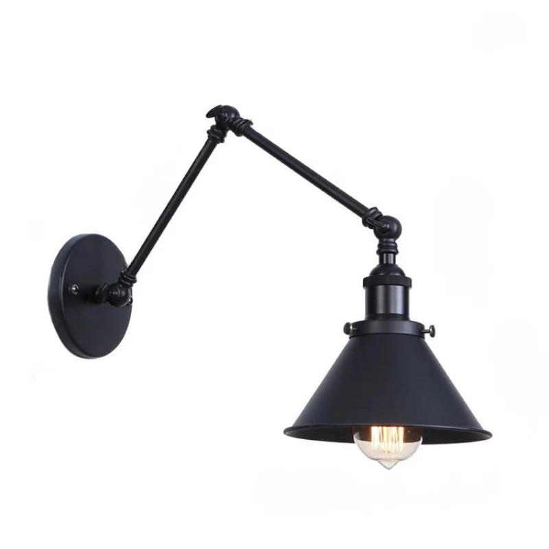 Modern Adjustable Wall Sconce Long Arm Reading Light Bedroom Living Room - Image 15