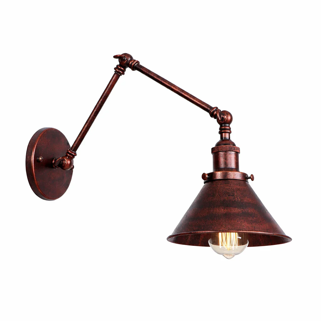 Modern Adjustable Wall Sconce Long Arm Reading Light Bedroom Living Room - Image 17