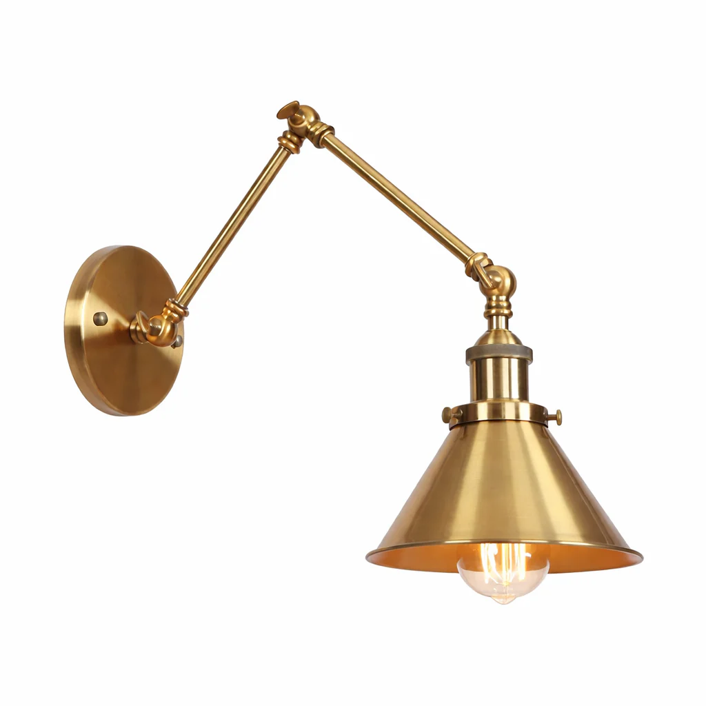 Modern Adjustable Wall Sconce Long Arm Reading Light Bedroom Living Room - Image 18