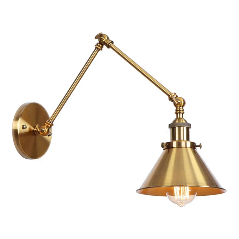 Modern Adjustable Wall Sconce Long Arm Reading Light Bedroom Living Room - Image 3
