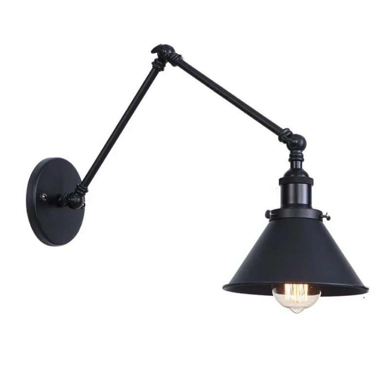 Modern Adjustable Wall Sconce Long Arm Reading Light Bedroom Living Room - Image 7