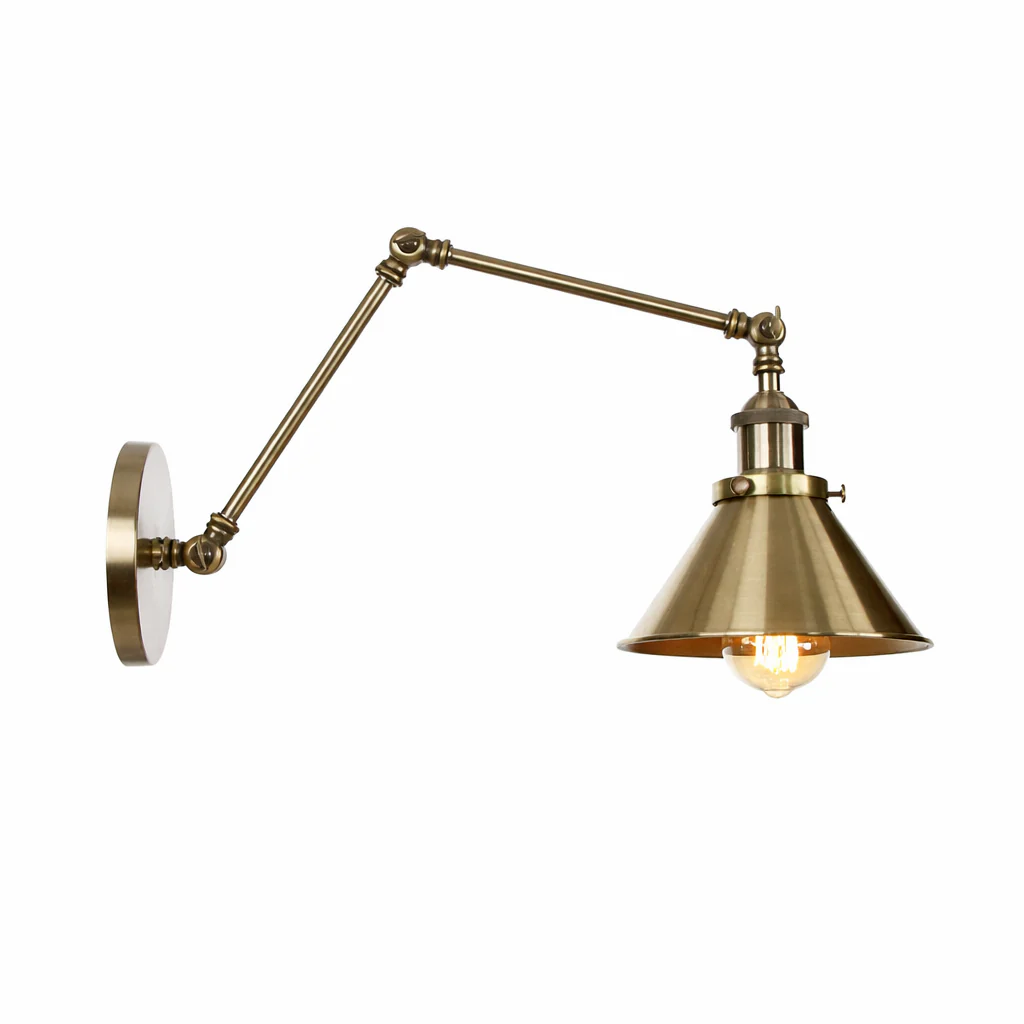 Modern Adjustable Wall Sconce Long Arm Reading Light Bedroom Living Room - Image 8