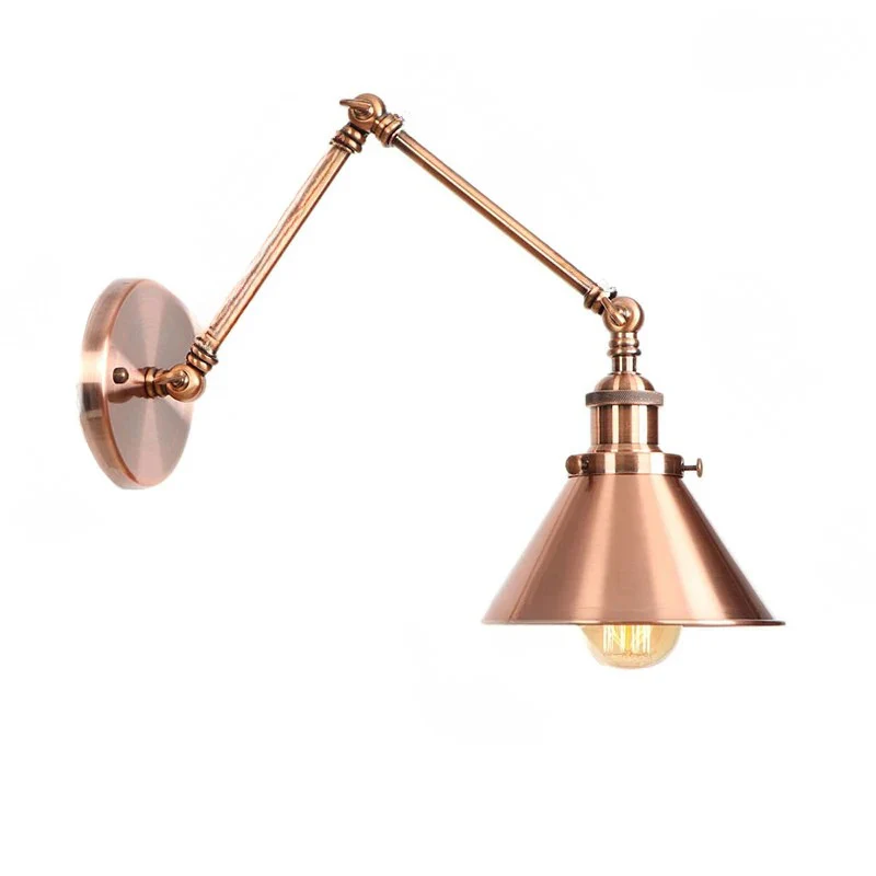 Modern Adjustable Wall Sconce Long Arm Reading Light Bedroom Living Room - Image 9