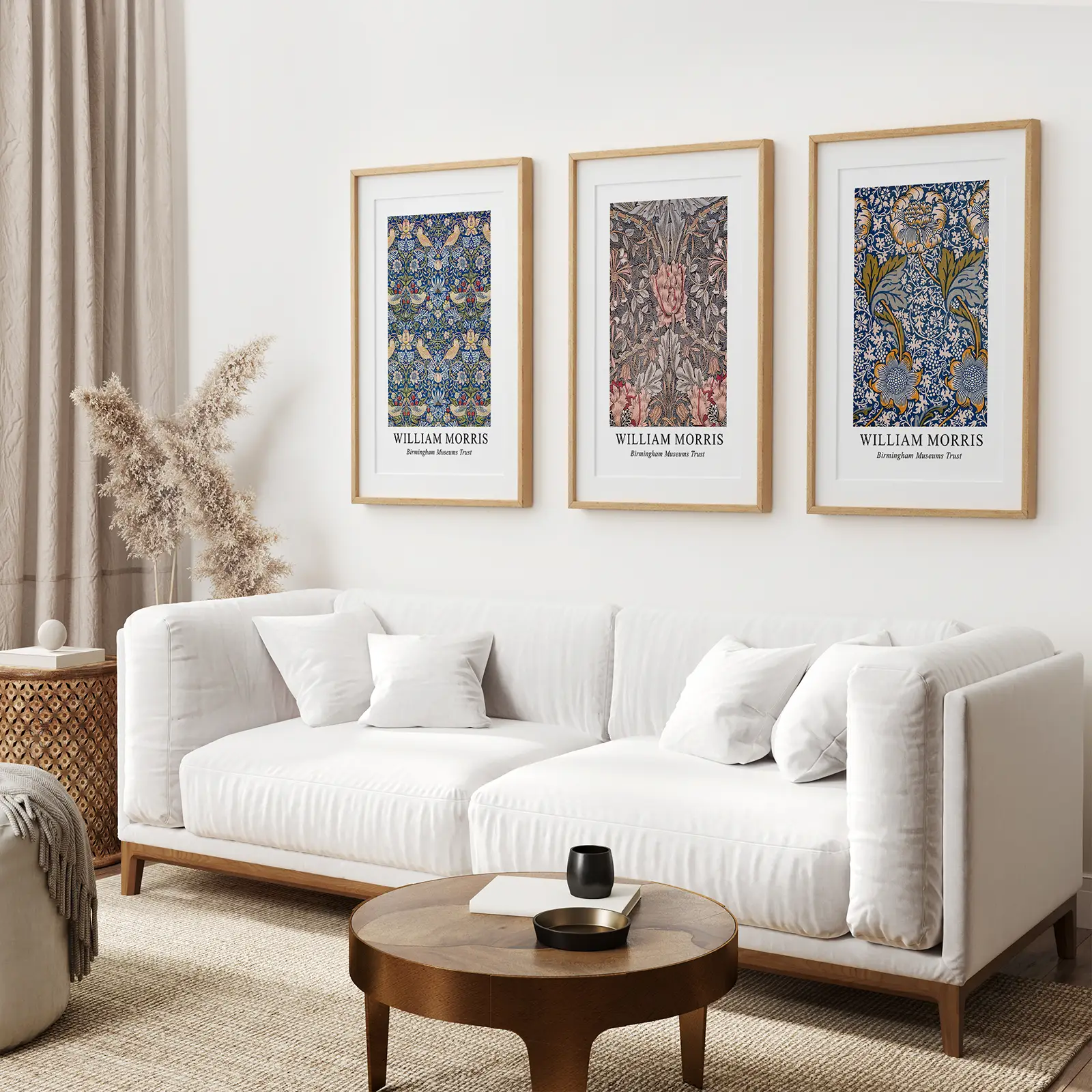 Modern Art Nouveau William Morris Set of 3 Prints - Image 7