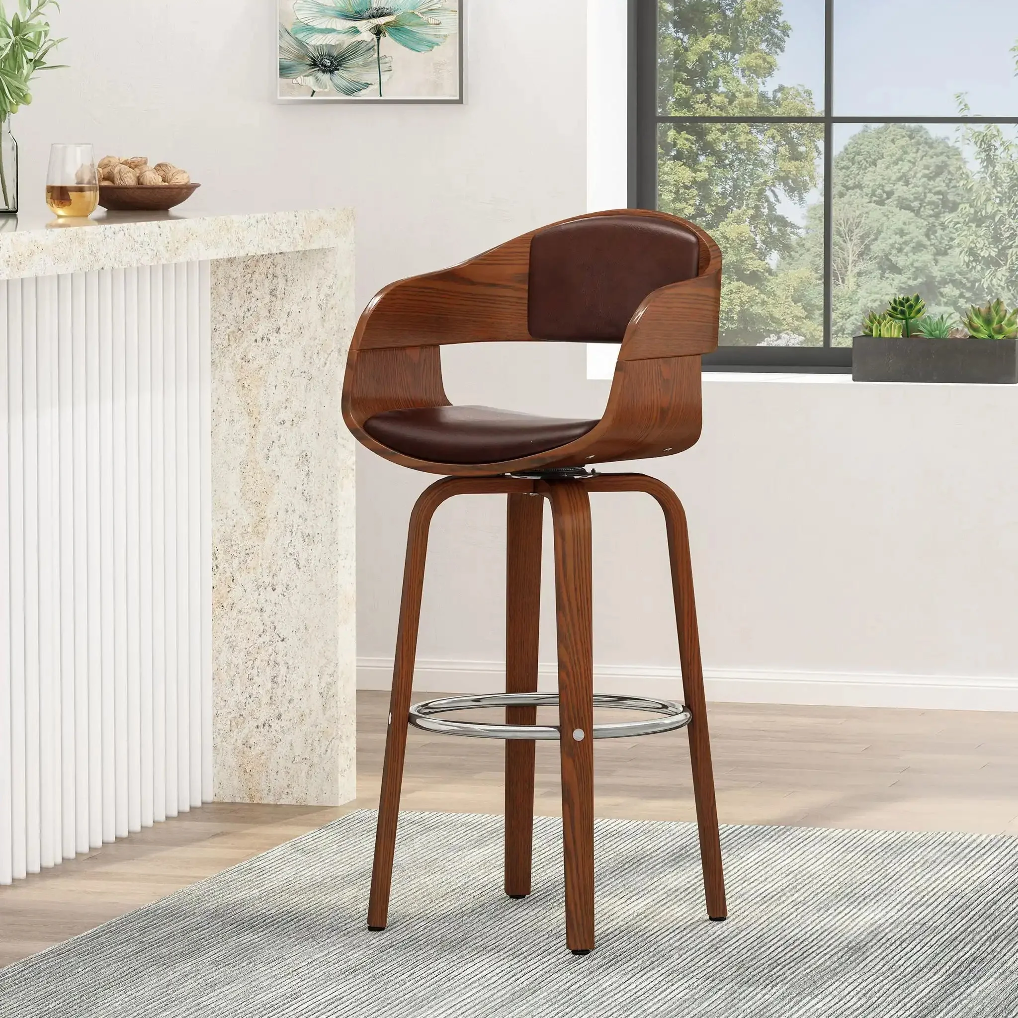 Modern Bar Stool, Swivel Function - Image 10