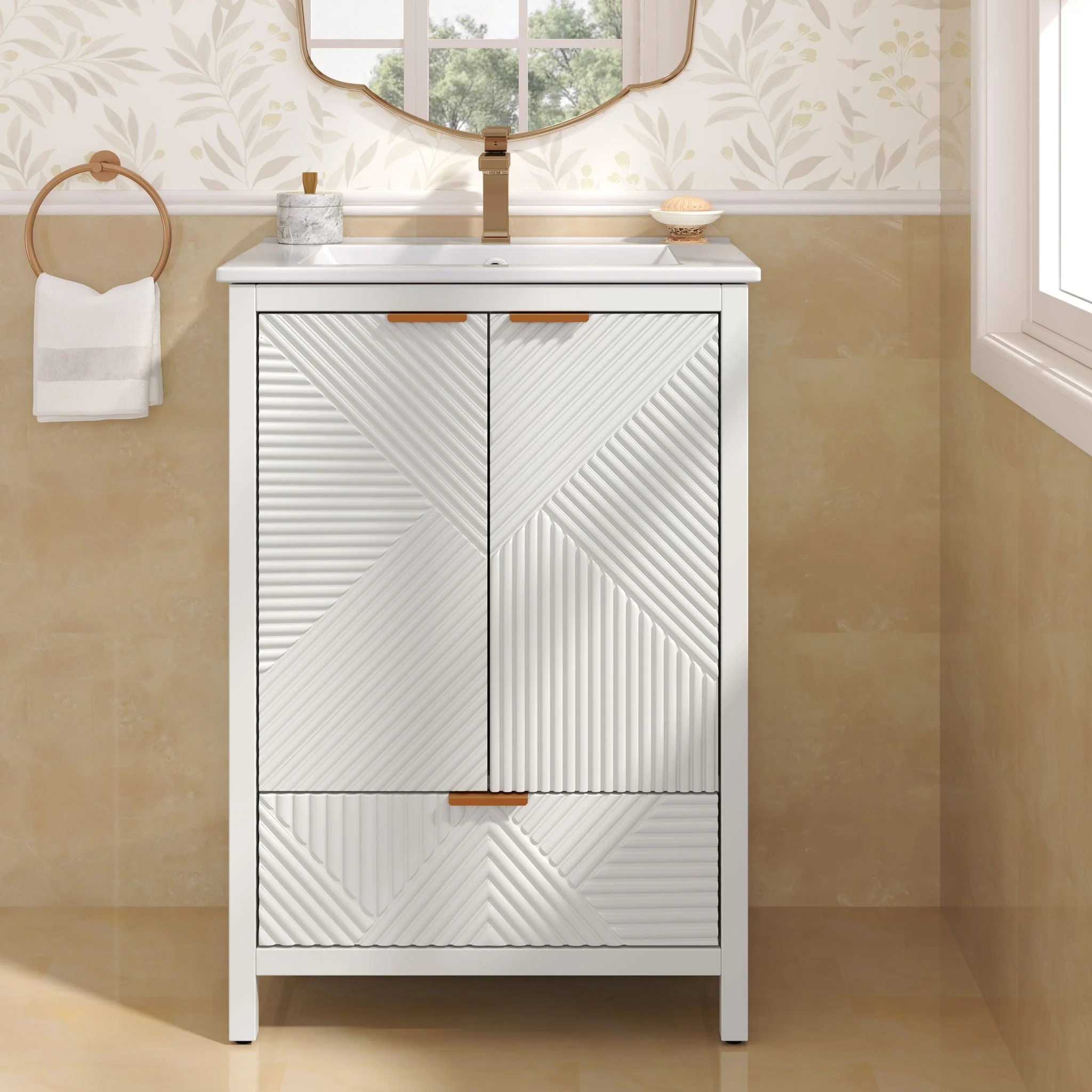 Modern Bathroom Vanity With Sink Combo - Image 3