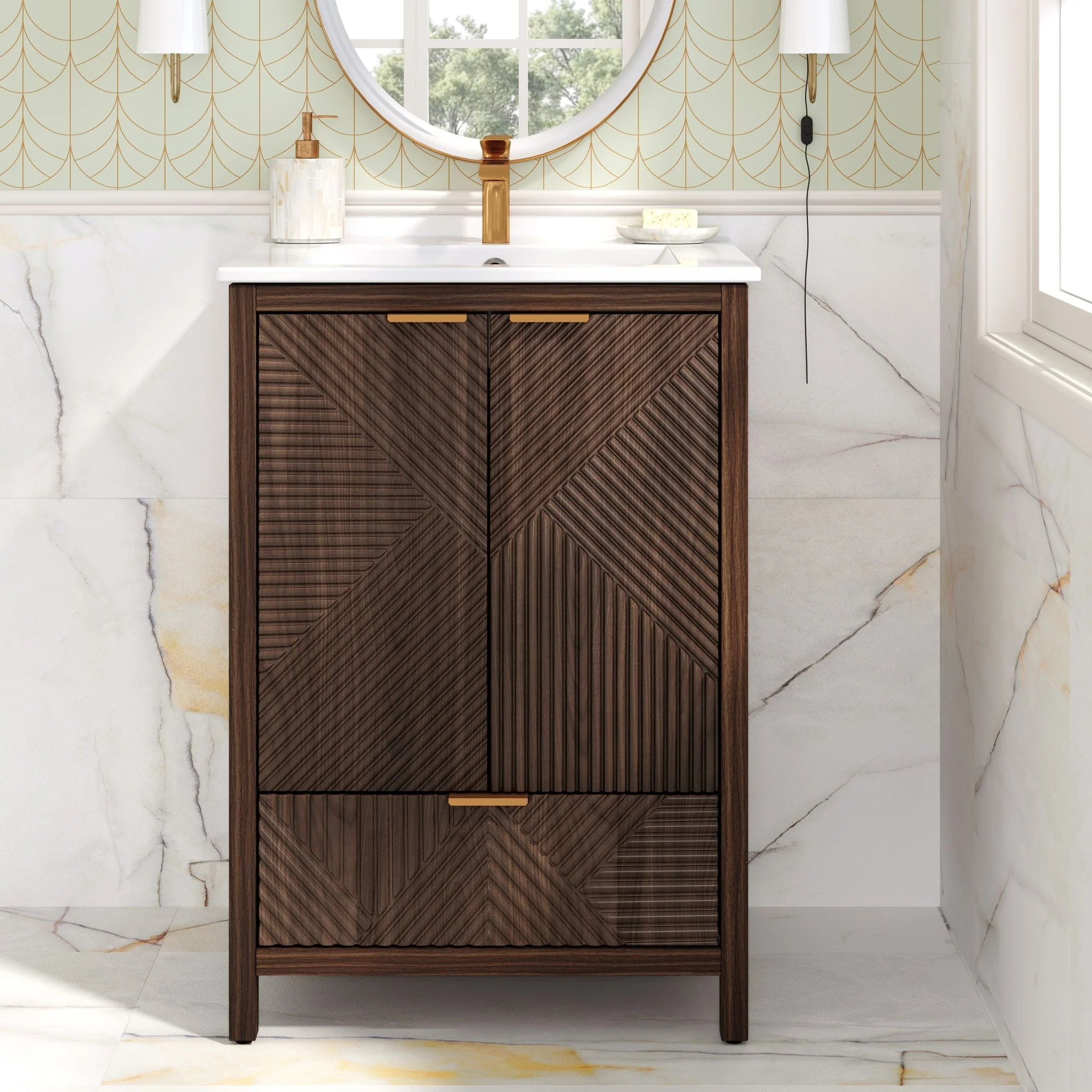 Modern Bathroom Vanity With Sink Combo - Image 6