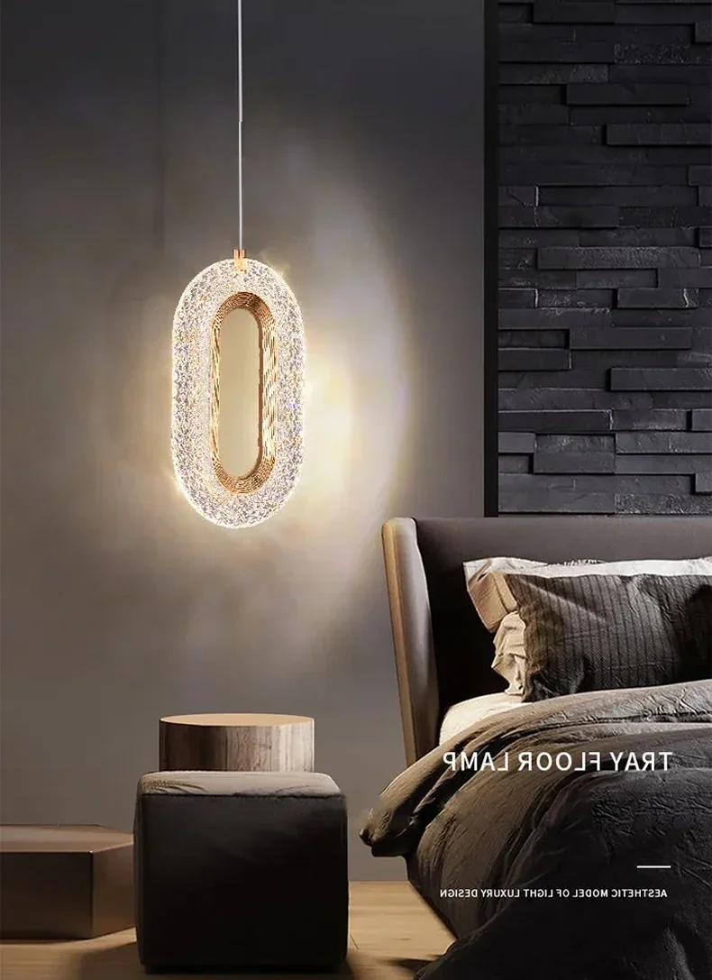 Modern Bedside Pendant Light – Long Line LED Wall Lamp for Bedroom & Living Room - Image 13