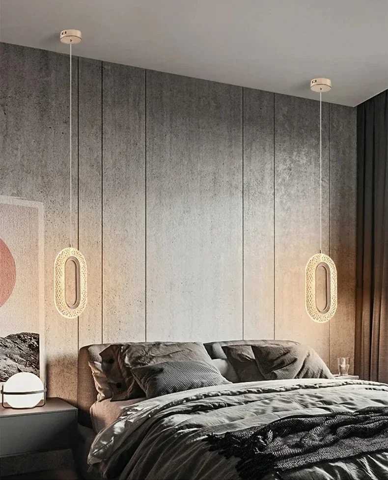 Modern Bedside Pendant Light – Long Line LED Wall Lamp for Bedroom & Living Room - Image 8