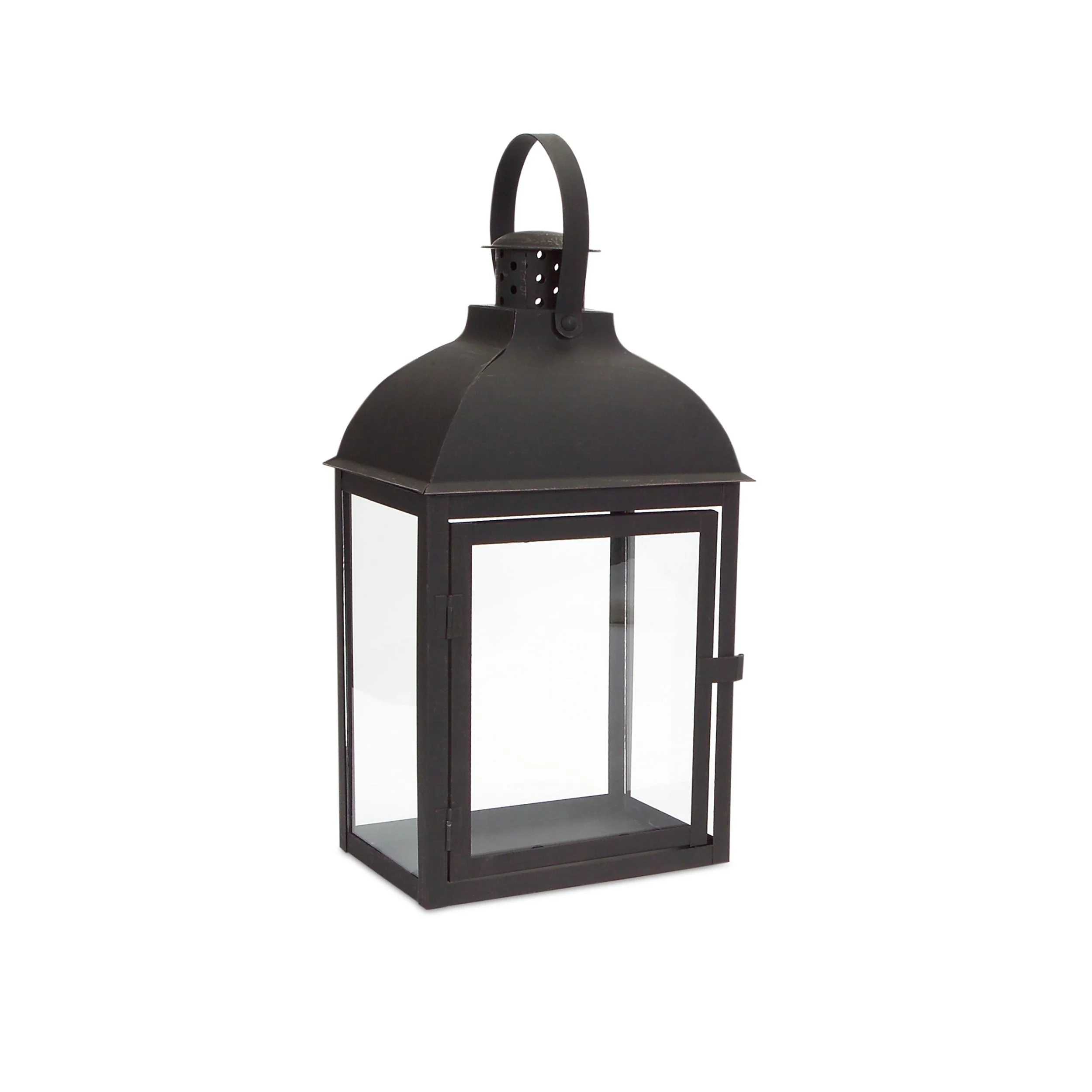 Modern Black Metal Lantern (Set of 3) - Image 2