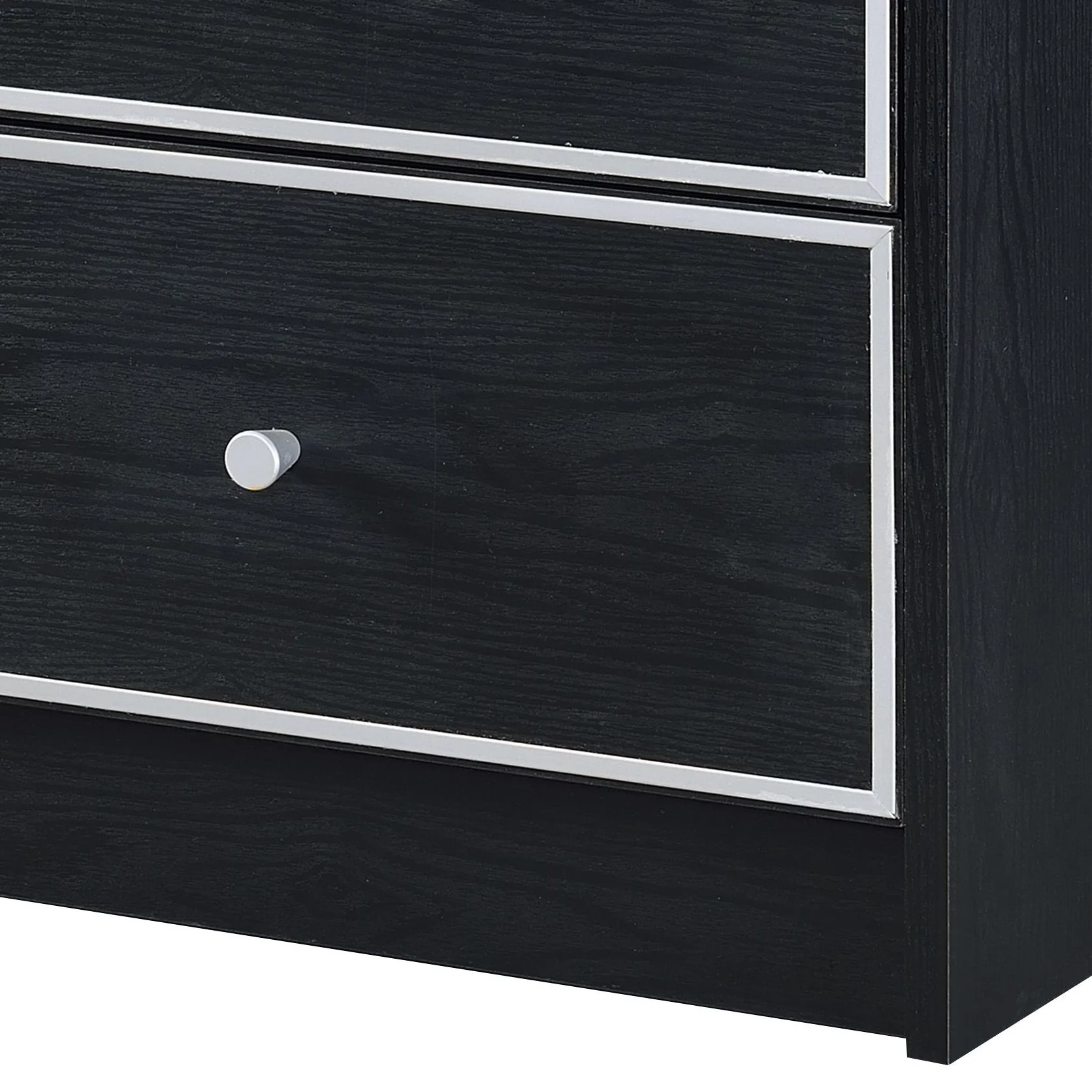 Modern Black Nightstand Table - Image 8