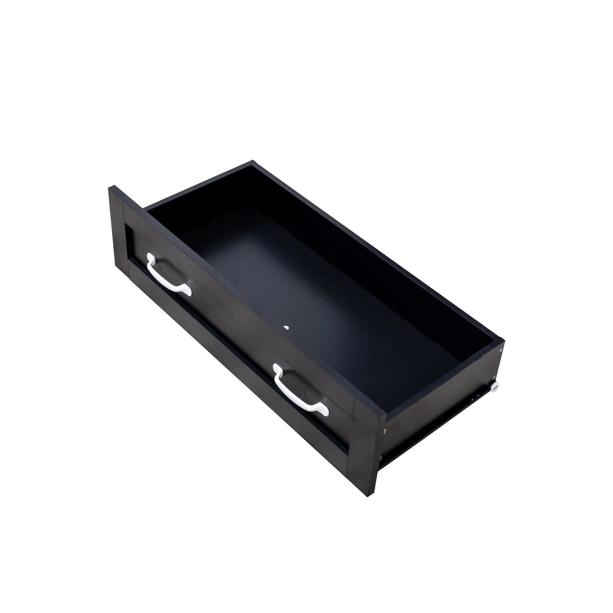 Modern Black Side Cabinet with 6 Drawers - Image 8