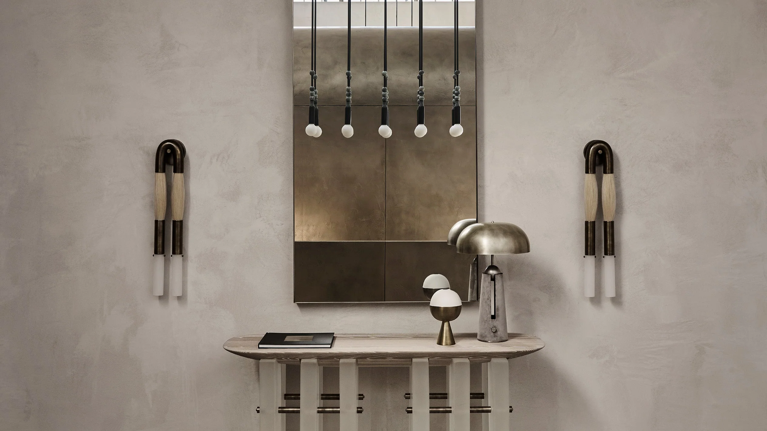 Modern Brass and Glass Wall Sconce - Image 18
