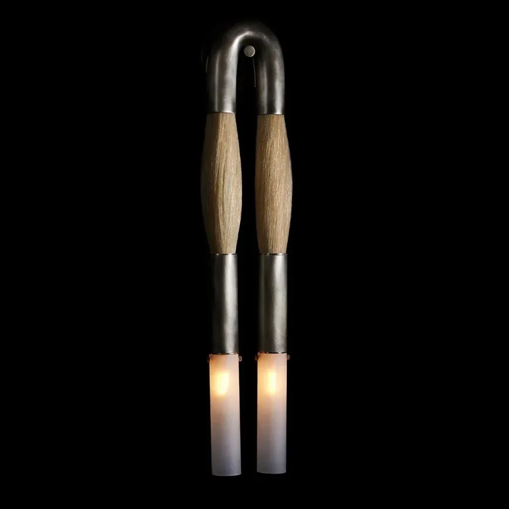 Modern Brass and Glass Wall Sconce - Image 20