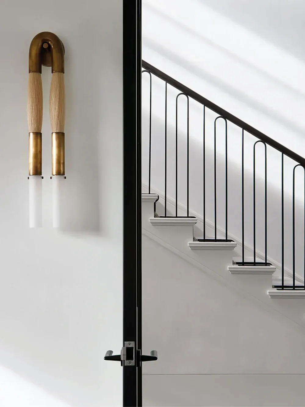 Modern Brass and Glass Wall Sconce - Image 22