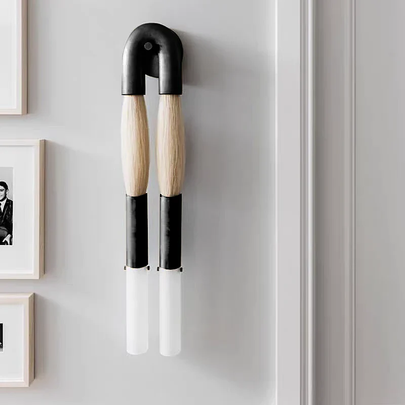 Modern Brass and Glass Wall Sconce - Image 3