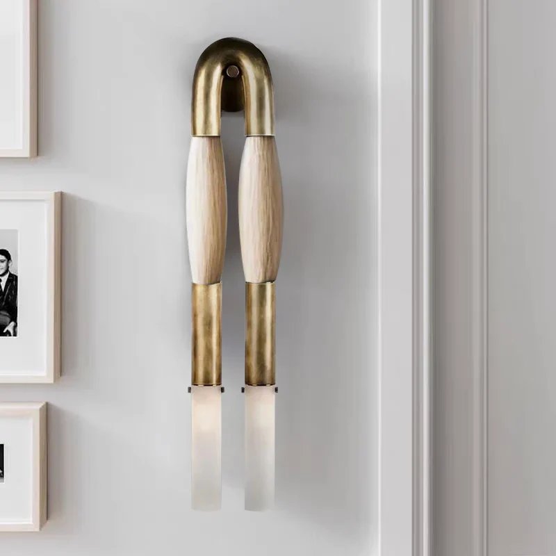 Modern Brass and Glass Wall Sconce - Image 34