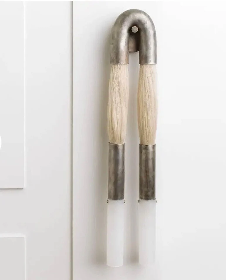 Modern Brass and Glass Wall Sconce - Image 9