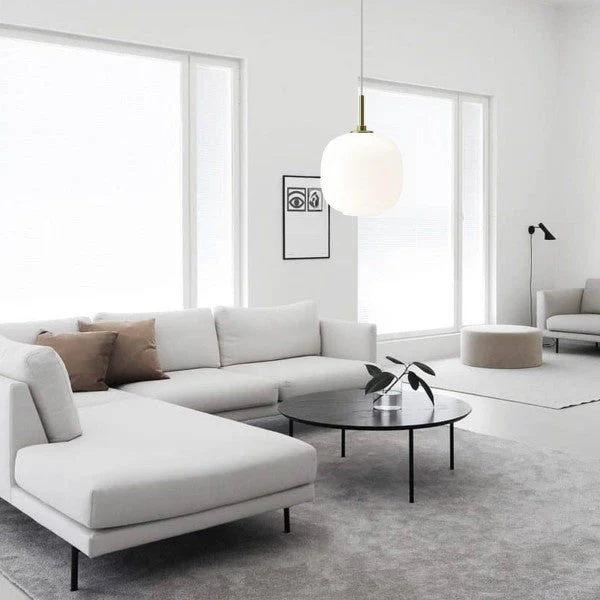 Modern Brass Ceiling Pendant Light Fixture for Living Room - Image 9