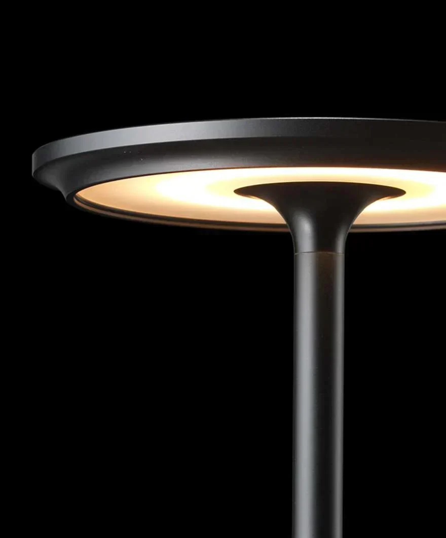 Modern Brass Cone LED Rechargeable Table Lamp Cordless USB-C - Image 10