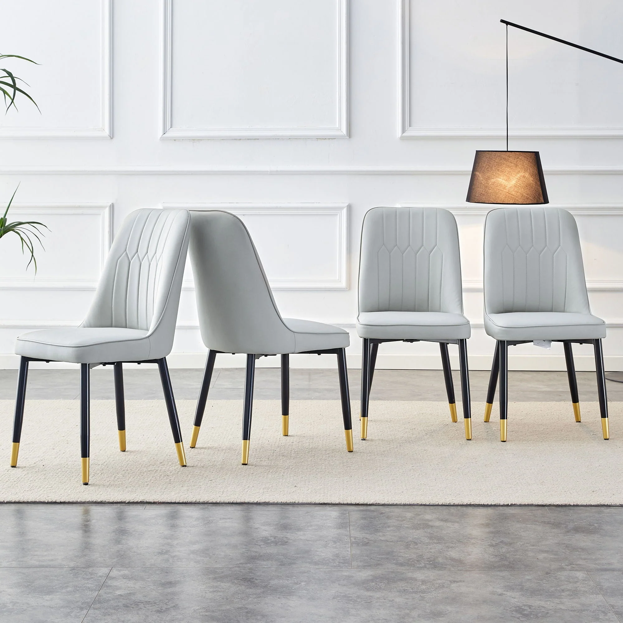 Modern Chair With Metal Legs - Image 11